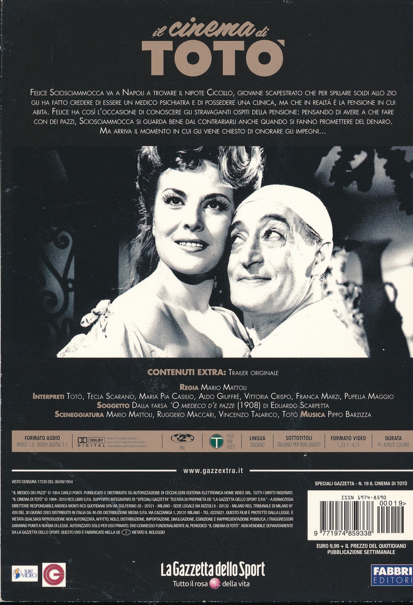 EBOND Il medico dei pazzi - Il cinema di Toto DVD DB683658