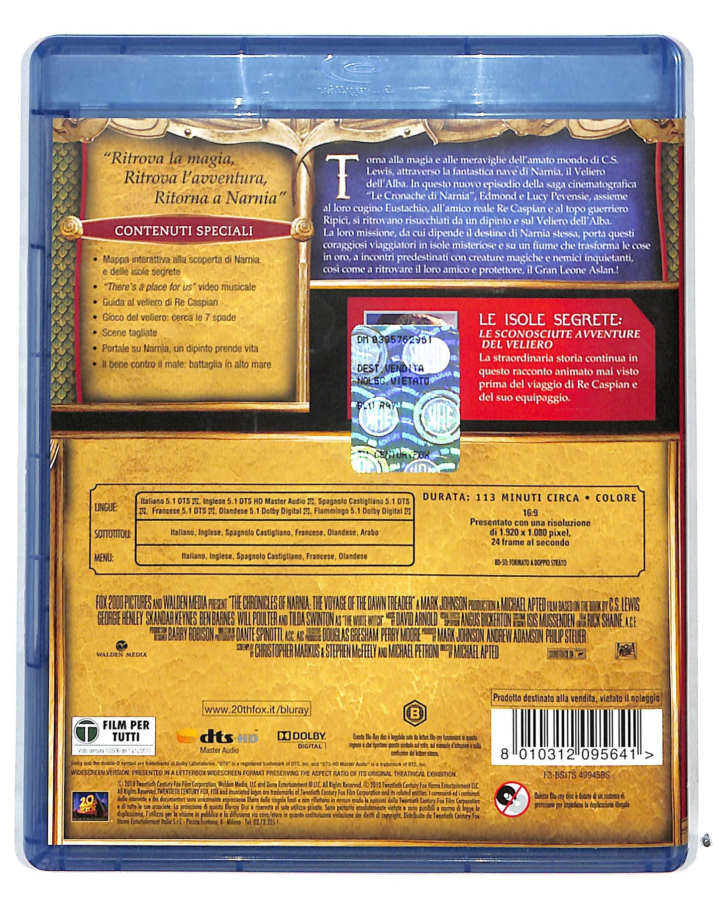 EBOND Le cronache di Narnia - Il viaggio del veliero BLURAY DB683756