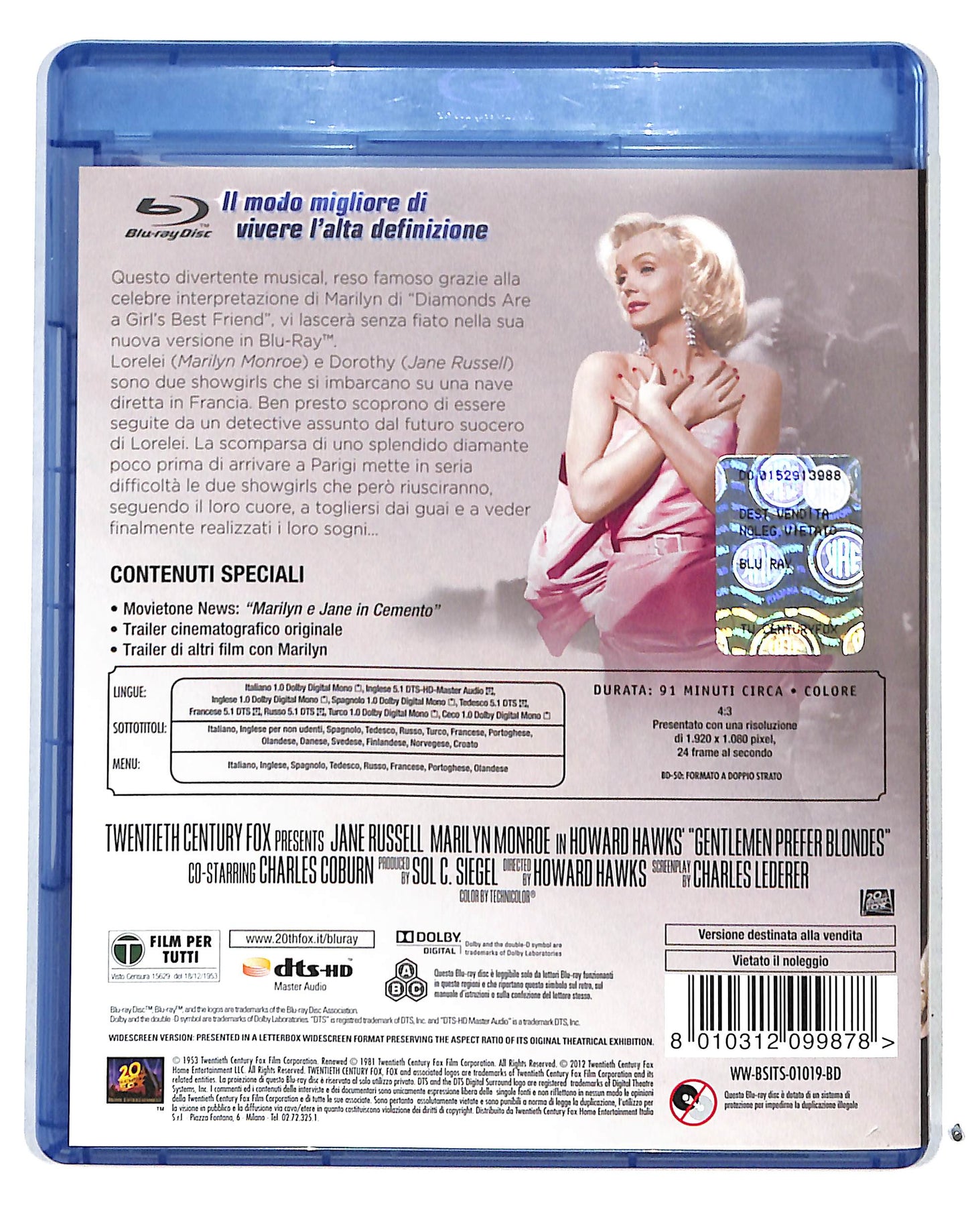 EBOND Gli Uomini Preferiscono Le Bionde BLURAY DB683758