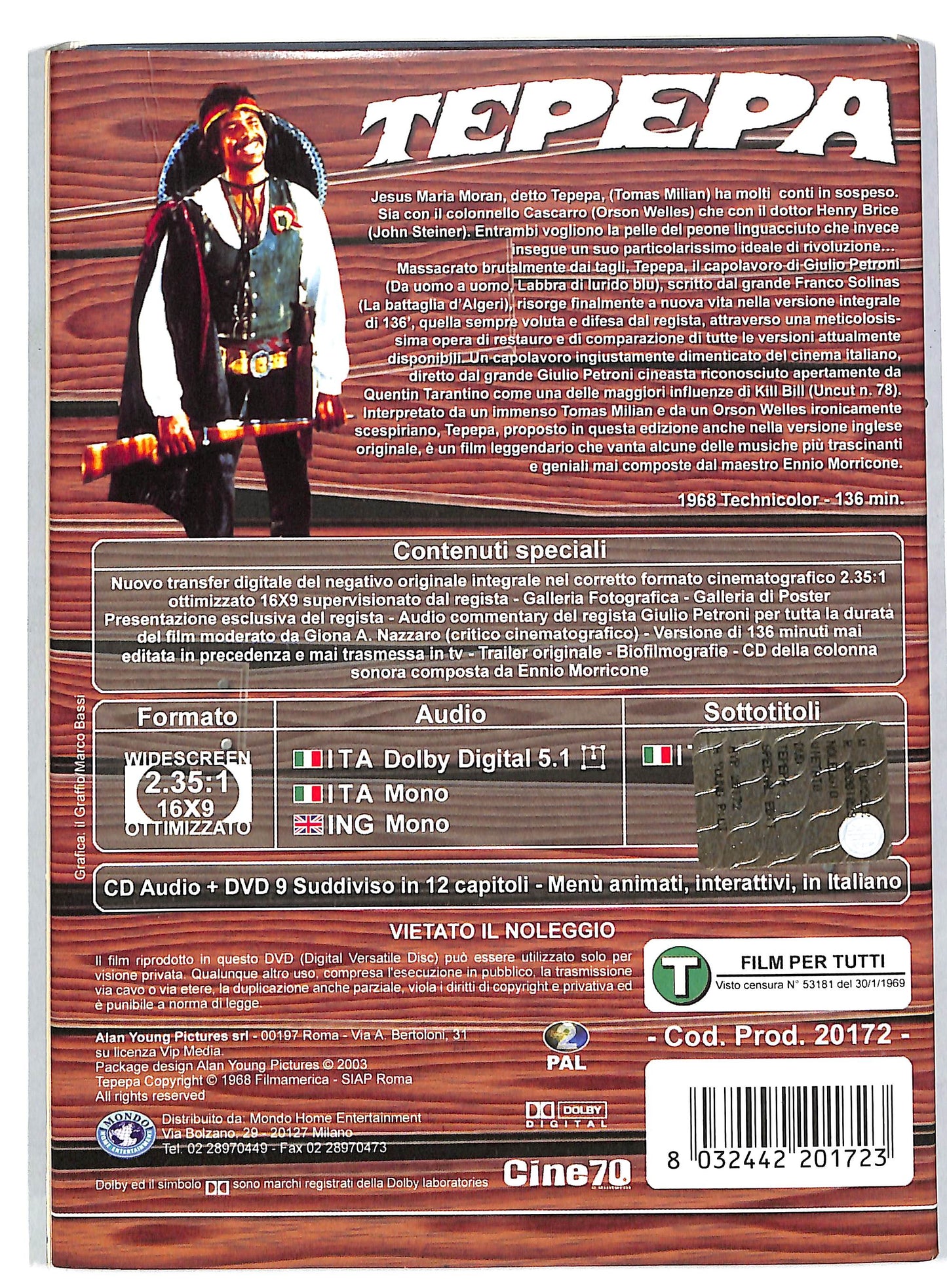 EBOND Tepepa - set dvd + cd DIGIPACK DVD DB683908