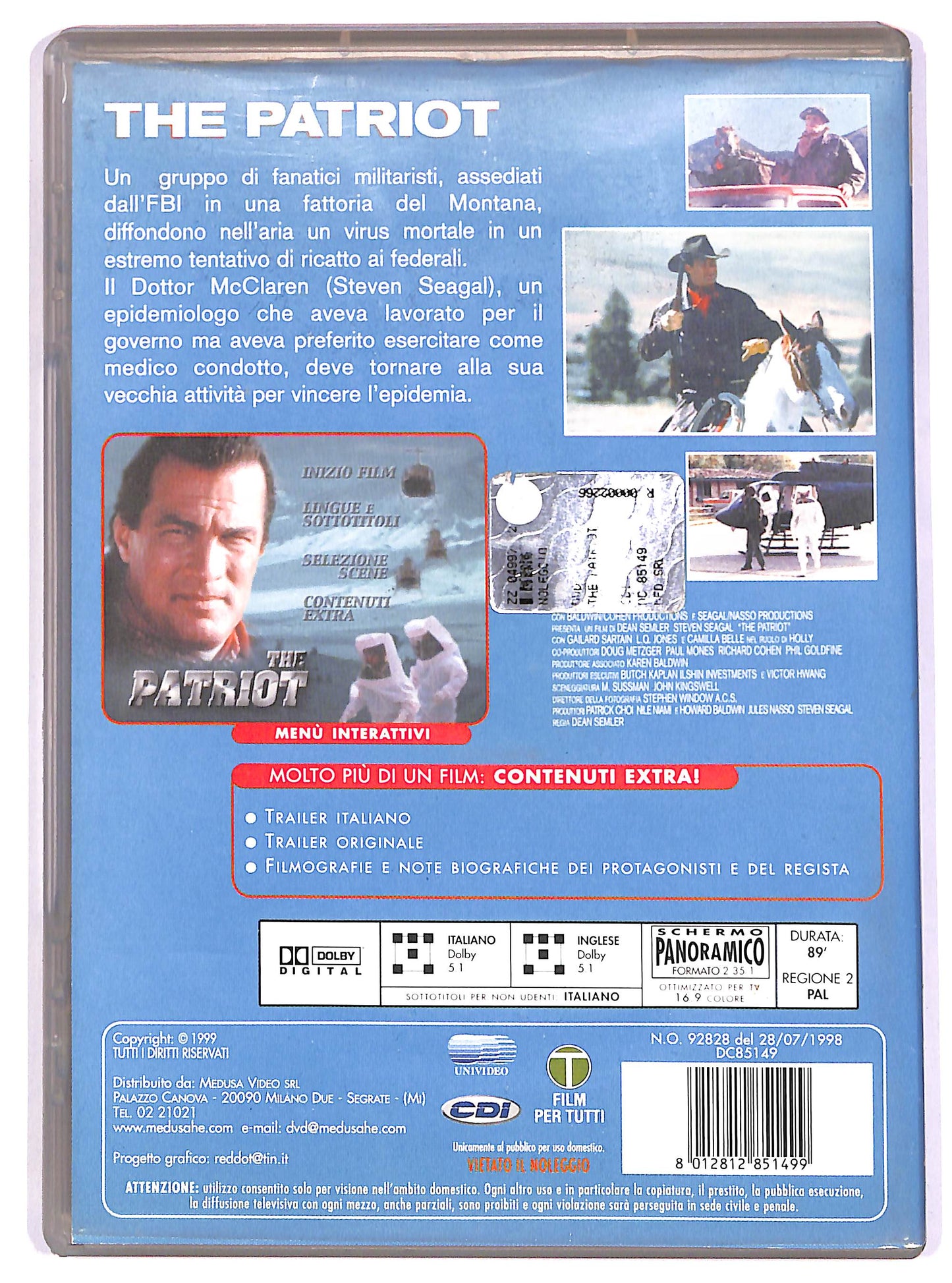 EBOND The Patriot DVD DB683925