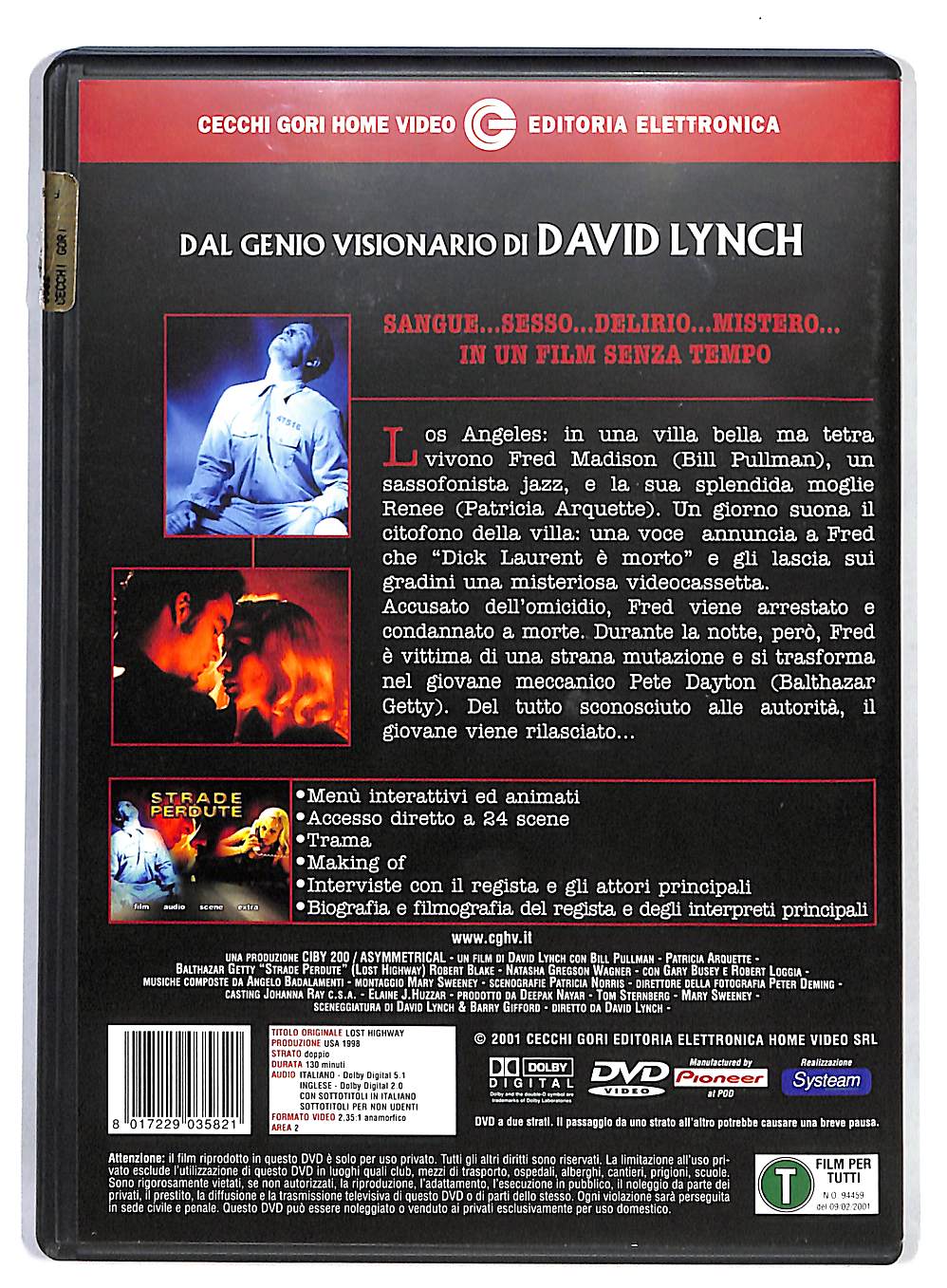 EBOND Strade perdute NOLEGGIO DVD DB683934