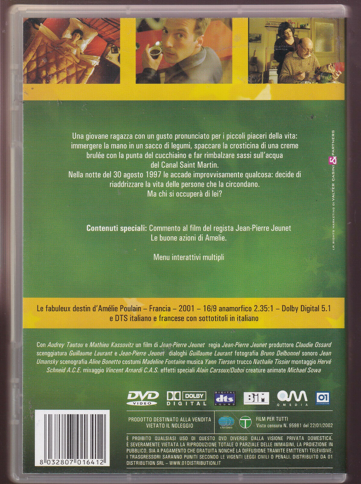 EBOND Il Favoloso Mondo Di Amelie (audrey Tatou Qui e Meravigliosa) DVD DB683967