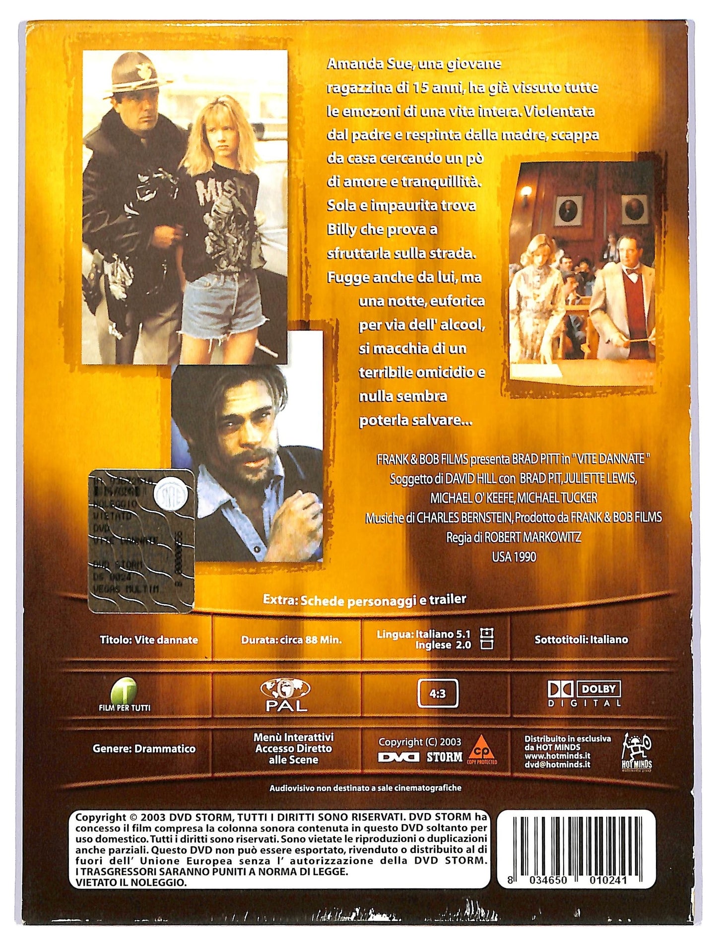 EBOND Vite Dannate DIGIPACK DVD DB683968