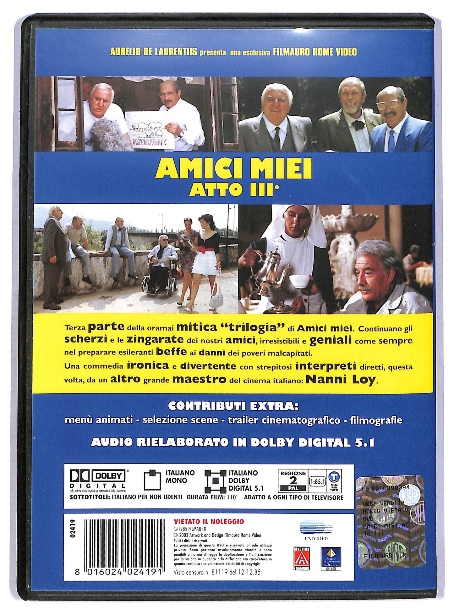 EBOND Amici miei - Atto IIIº DVD DB684132