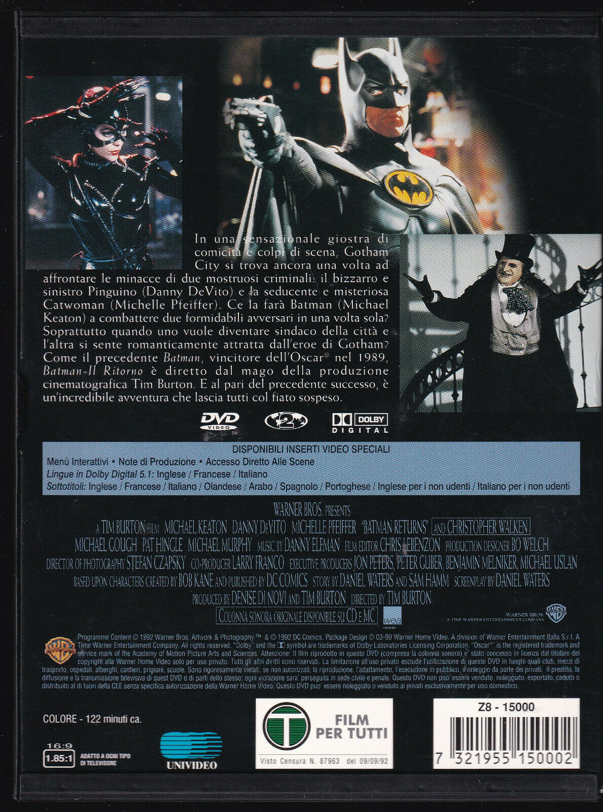 EBOND Batman Il Ritorno..ed.snapper DVD DB684157