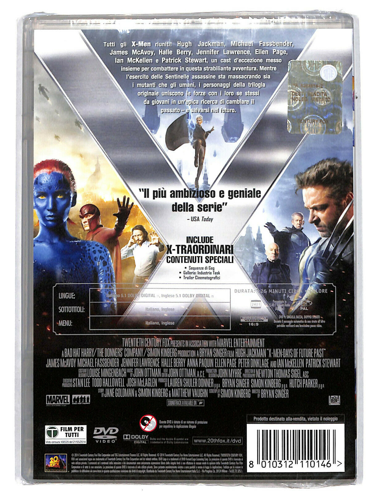 EBOND x - Men , Giorni Di Un Futuro Passato DVD DB684213