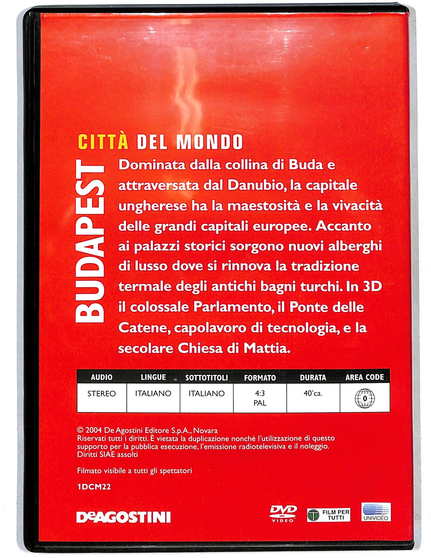 EBOND Citta del mondo Budapest EDITORIALE DVD DB684734