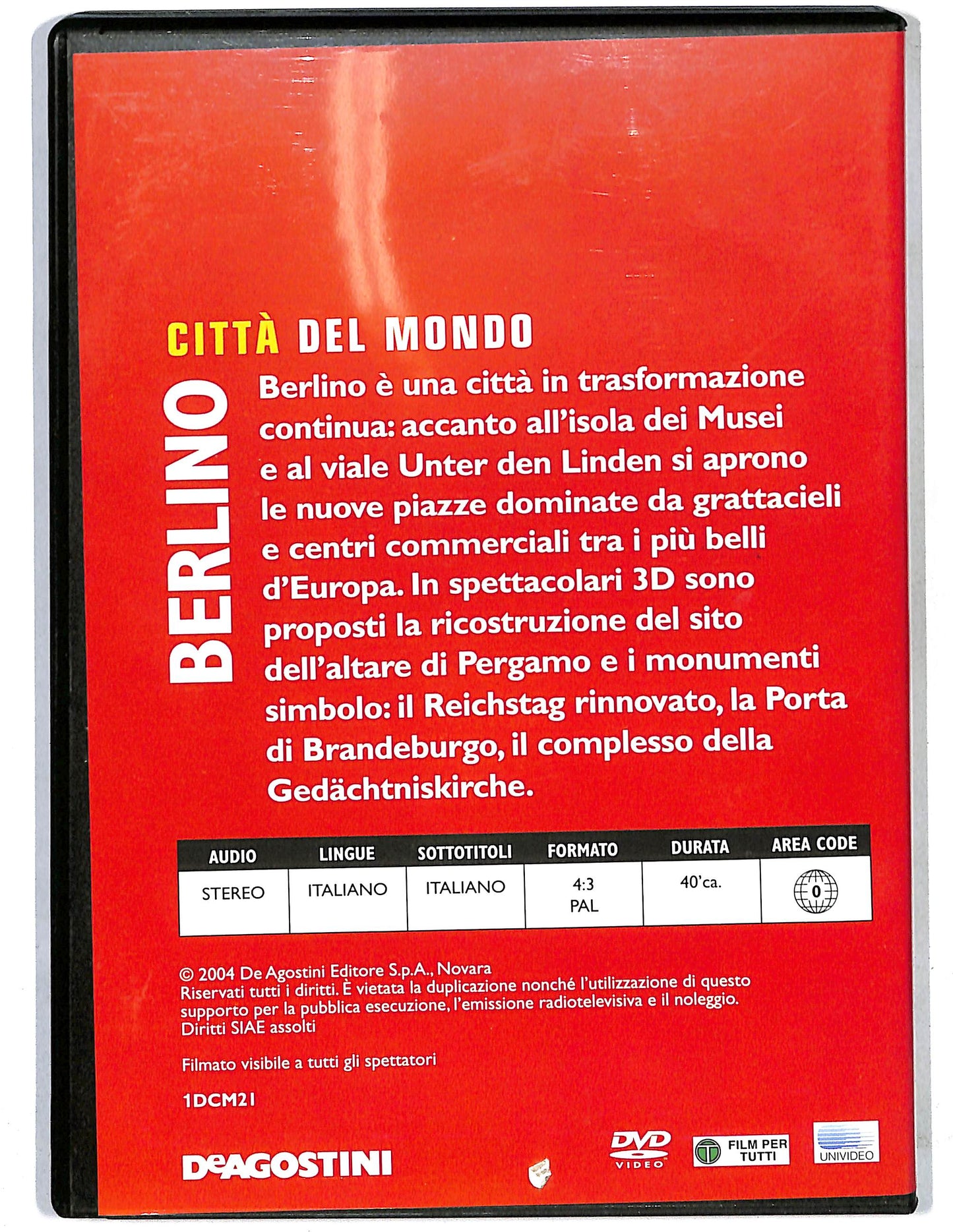 EBOND Citta del mondo Berlino EDITORIALE DVD DB684760