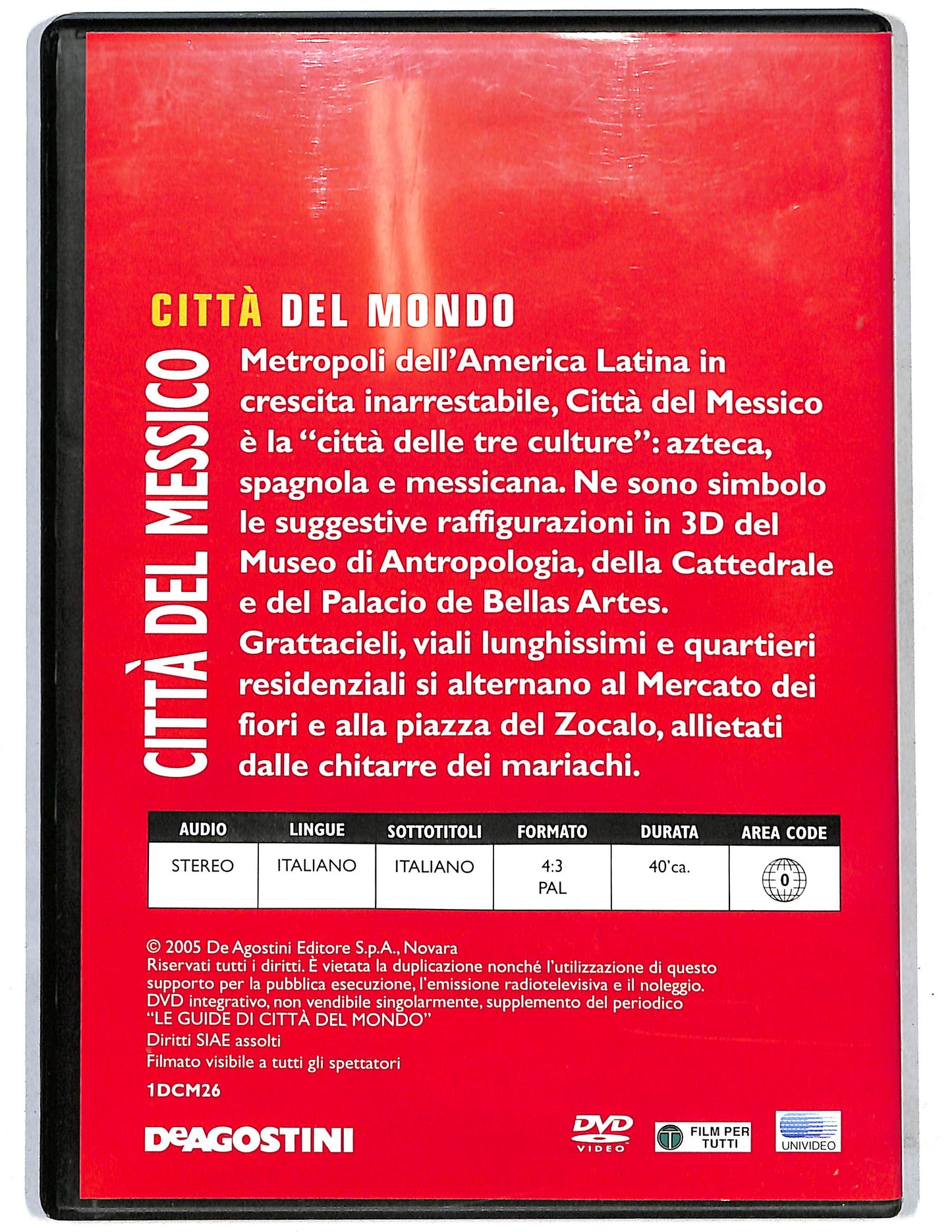 EBOND Citta del mondo Citta del Messico EDITORIALE DVD DB684764