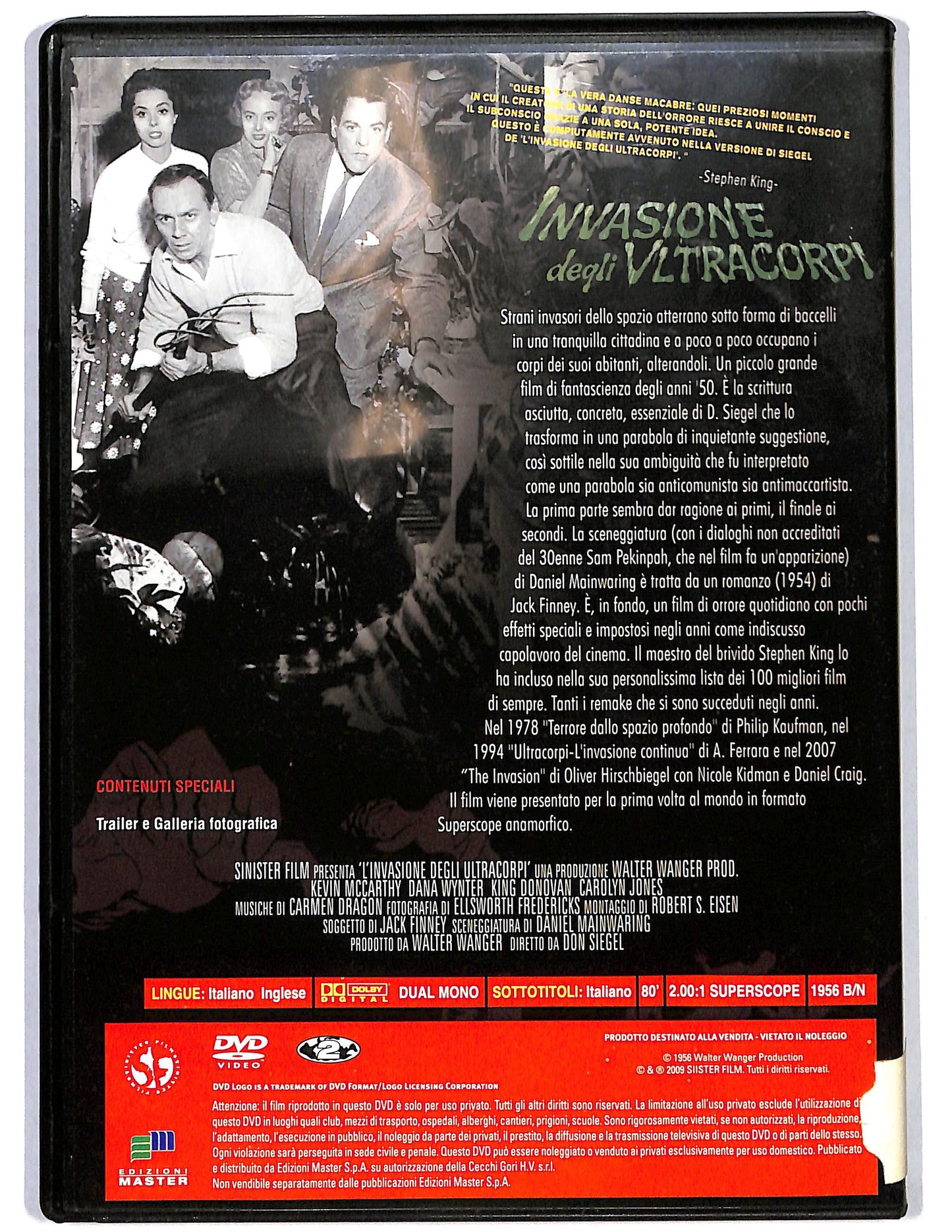 EBOND L'invasione degli ultracorpi EDITORIALE DVD DB684815