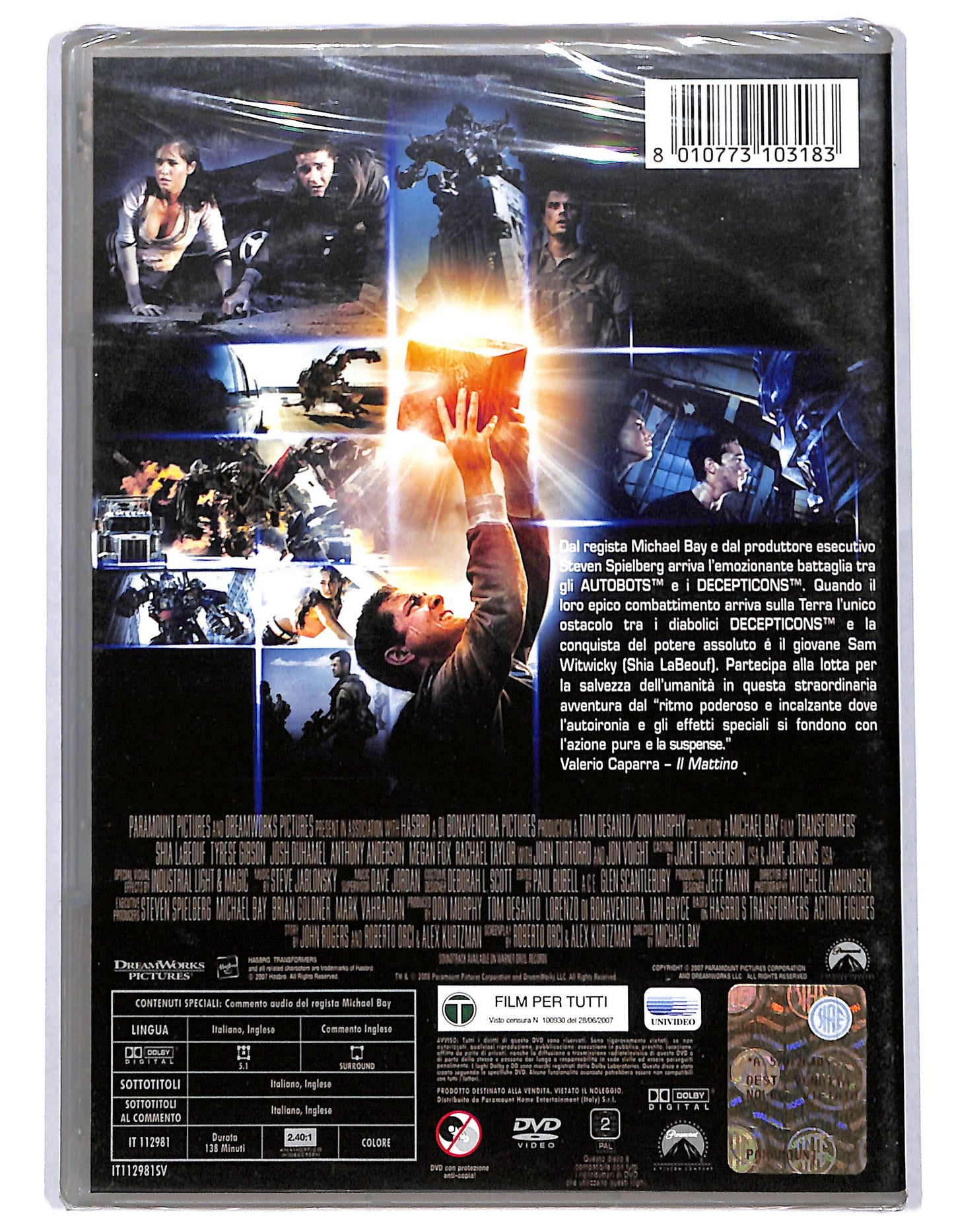 EBOND Transformer DVD DB684845