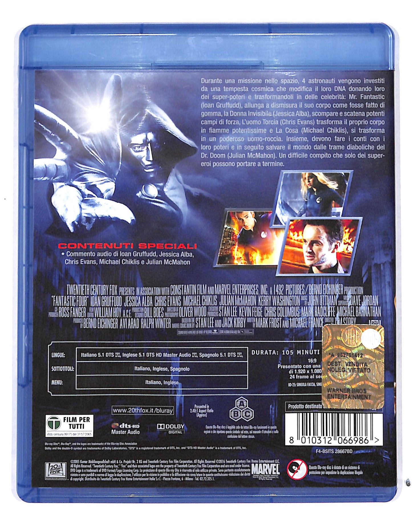 EBOND I fantastici 4 BLURAY BLURAY DB685103