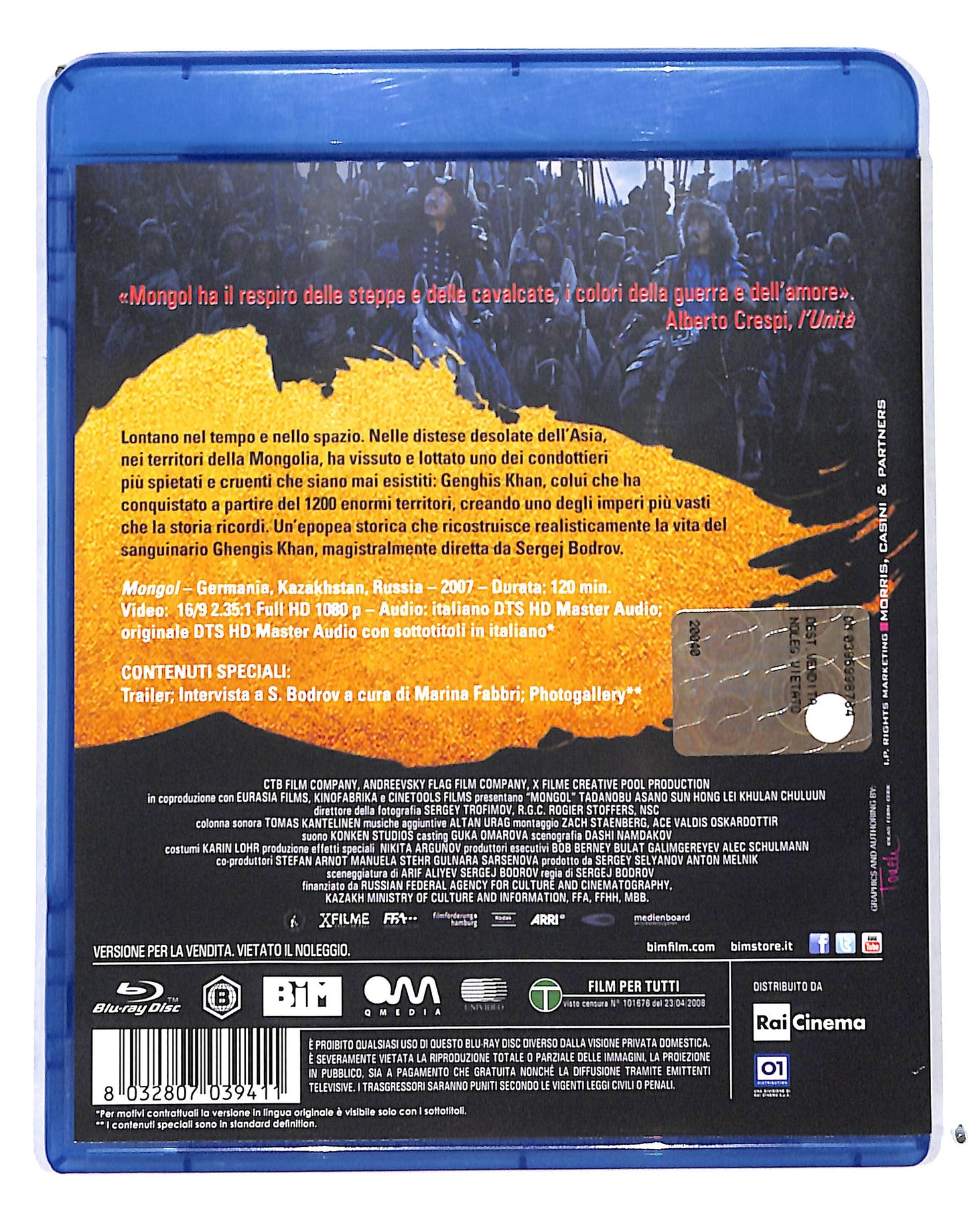 EBOND Mongol - La Vera Storia Di Genghis Khan BLURAY DB685120