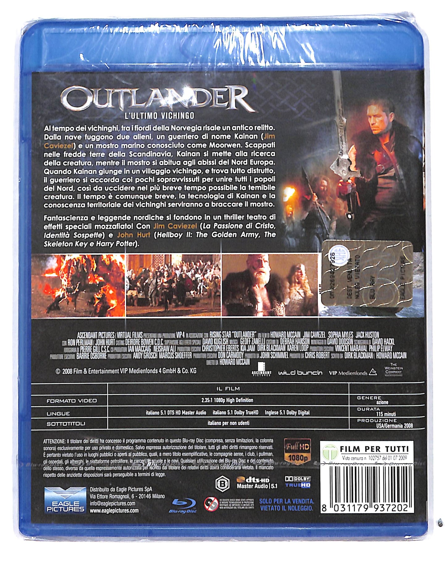 EBOND Outlander - l'ultimo vichingo BLURAY BLURAY DB685132