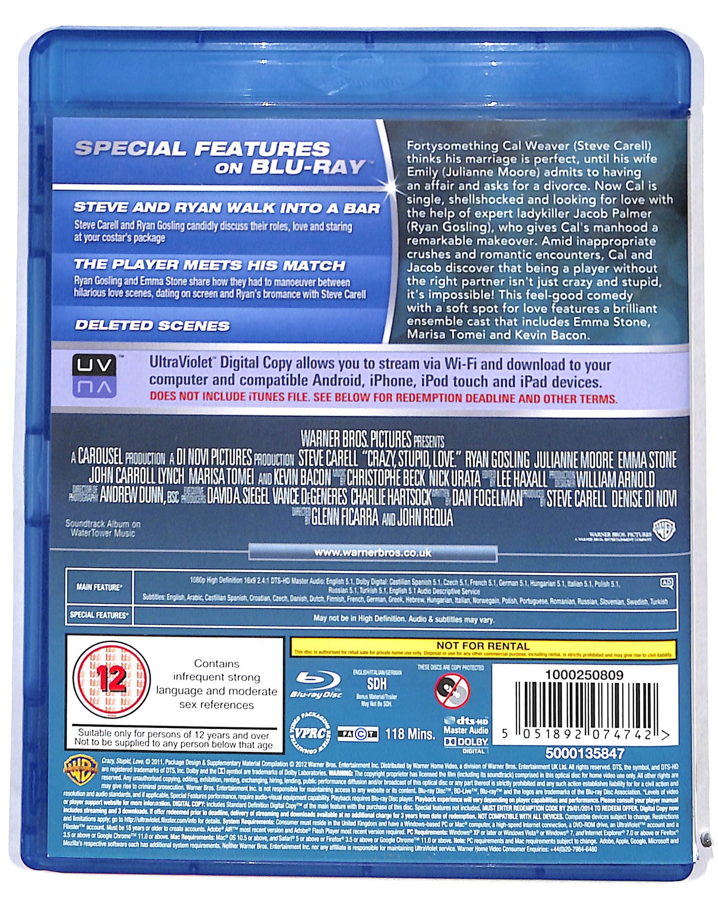 EBOND Crazy Stupid Love Edizione: Regno Unito BLURAY DB685147