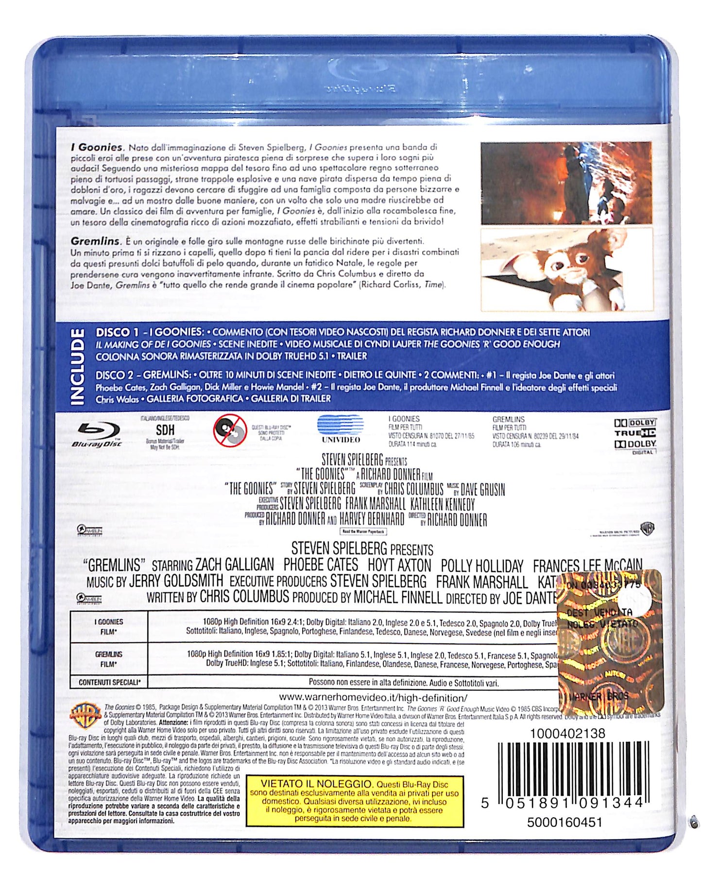 EBOND I Goonies + Gremlins BLURAY BLURAY DB685155