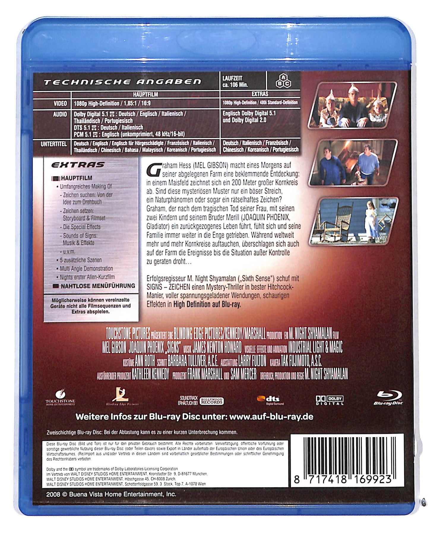 EBOND Signs - Zeichen Edizione Tedesca BLURAY DB685171