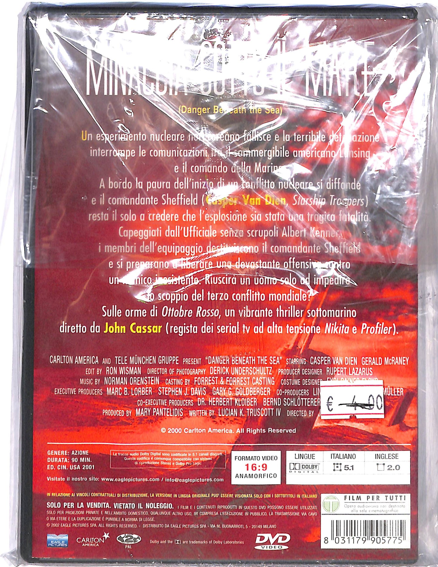 EBOND Minaccia sotto il mare DVD DB685246