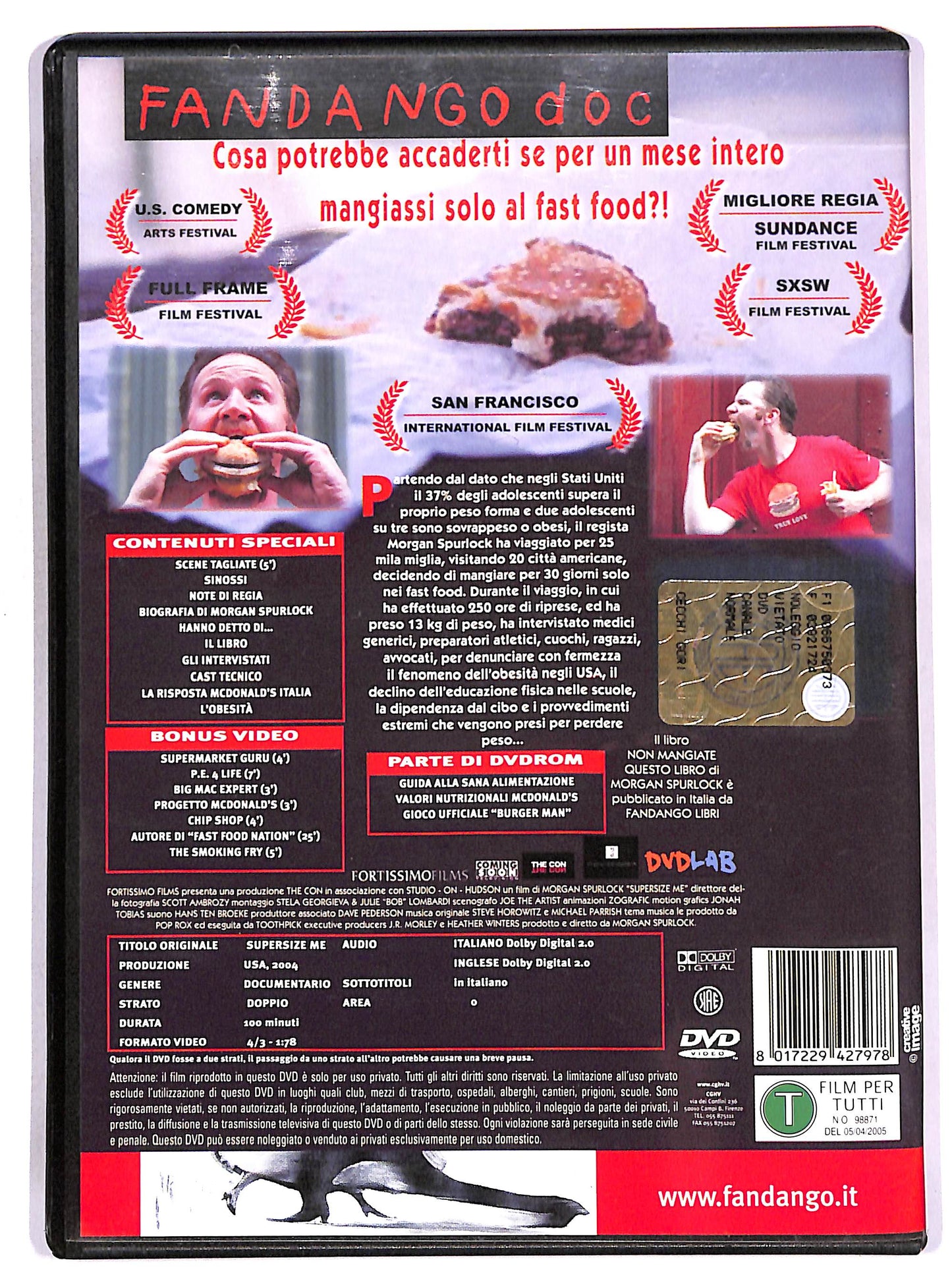 EBOND Super Size Me DVD DB685252