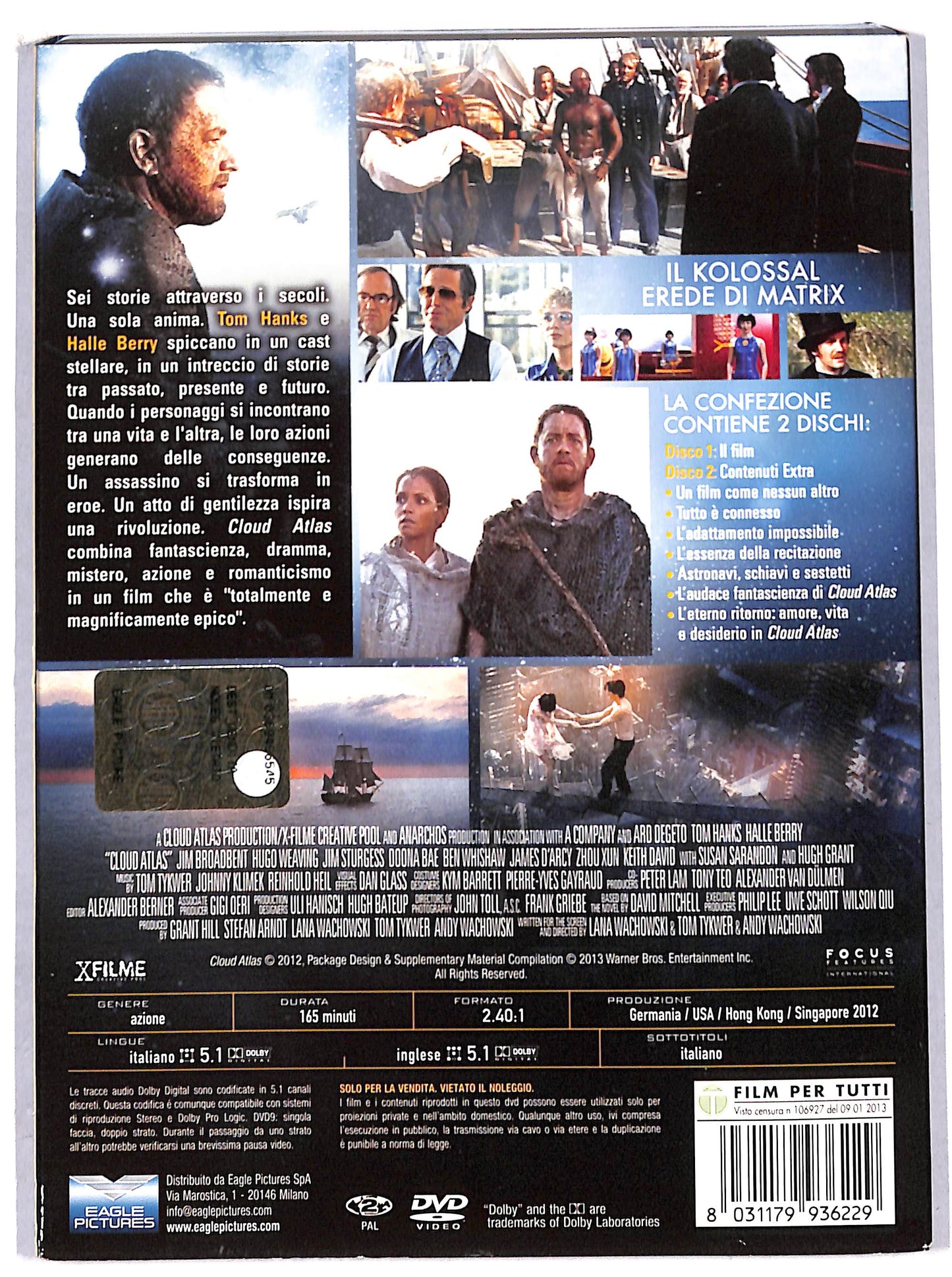 EBOND cloud atlas DVD DB685257