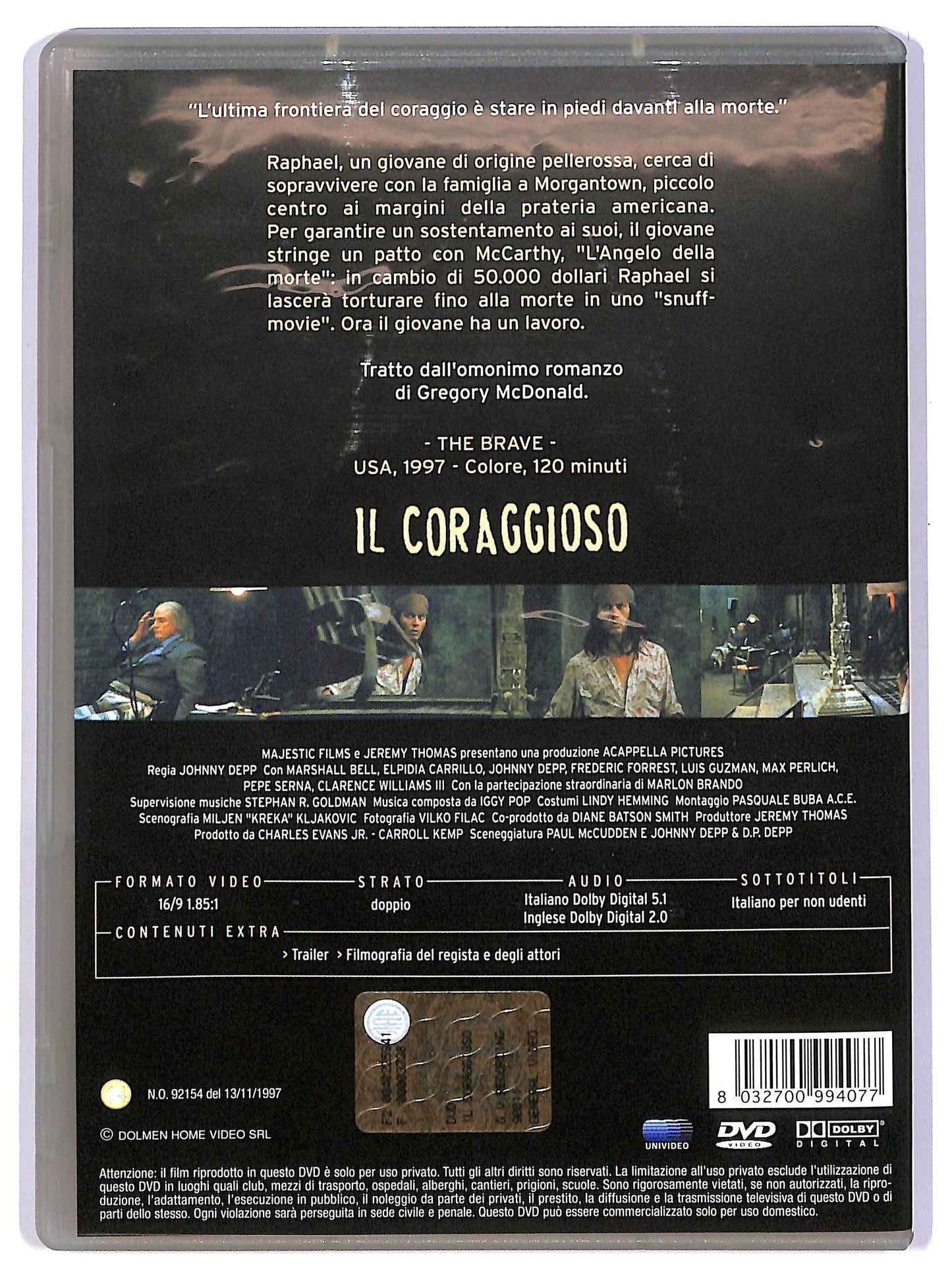 EBOND Il coraggioso DVD DB685259