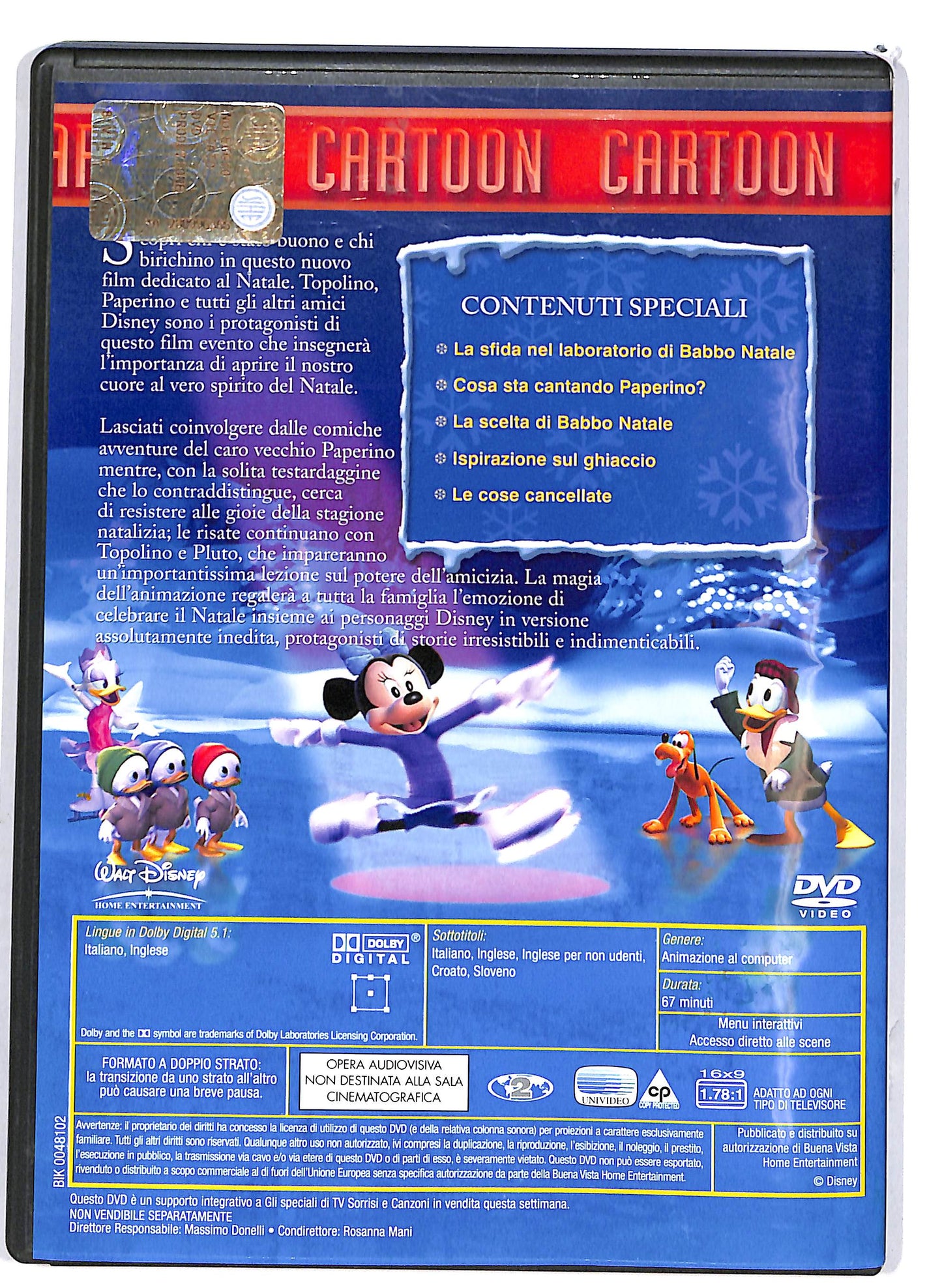 EBOND Topolino - Strepitoso Natale! EDITORIALE DVD DB685331