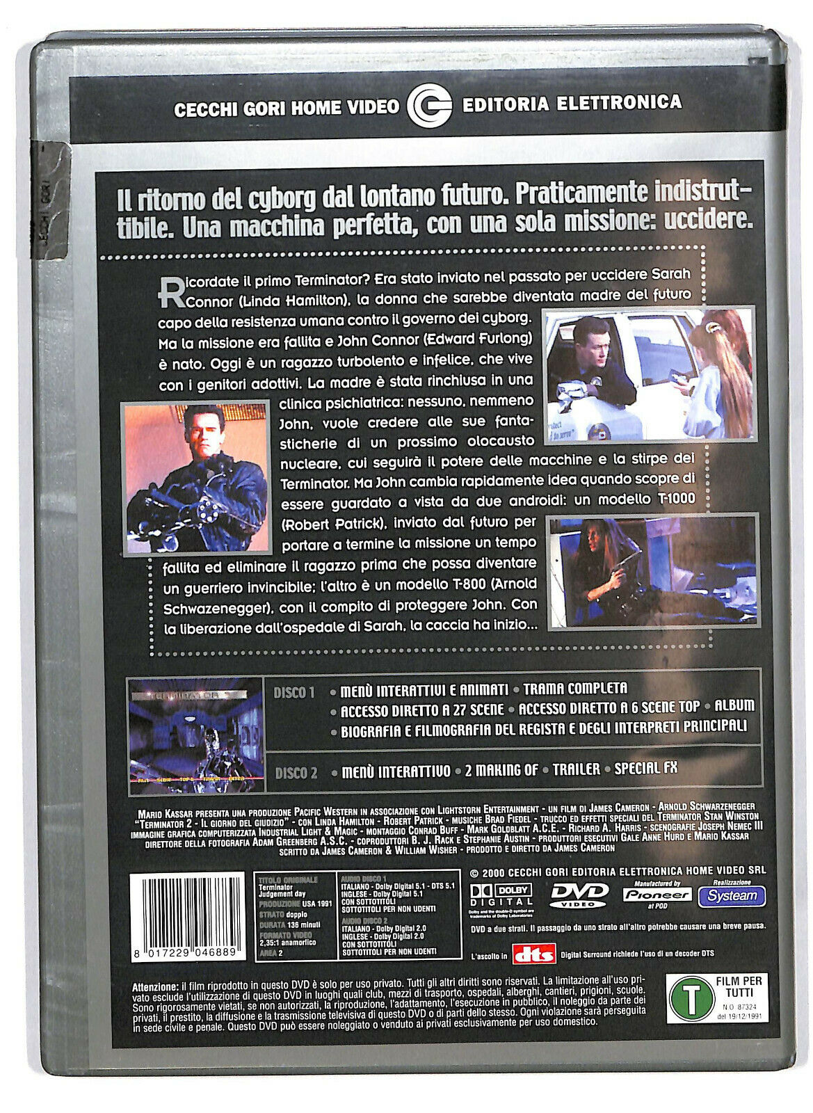 EBOND terminator 2 - Il Giorno Del Giudizio DVD DB685636
