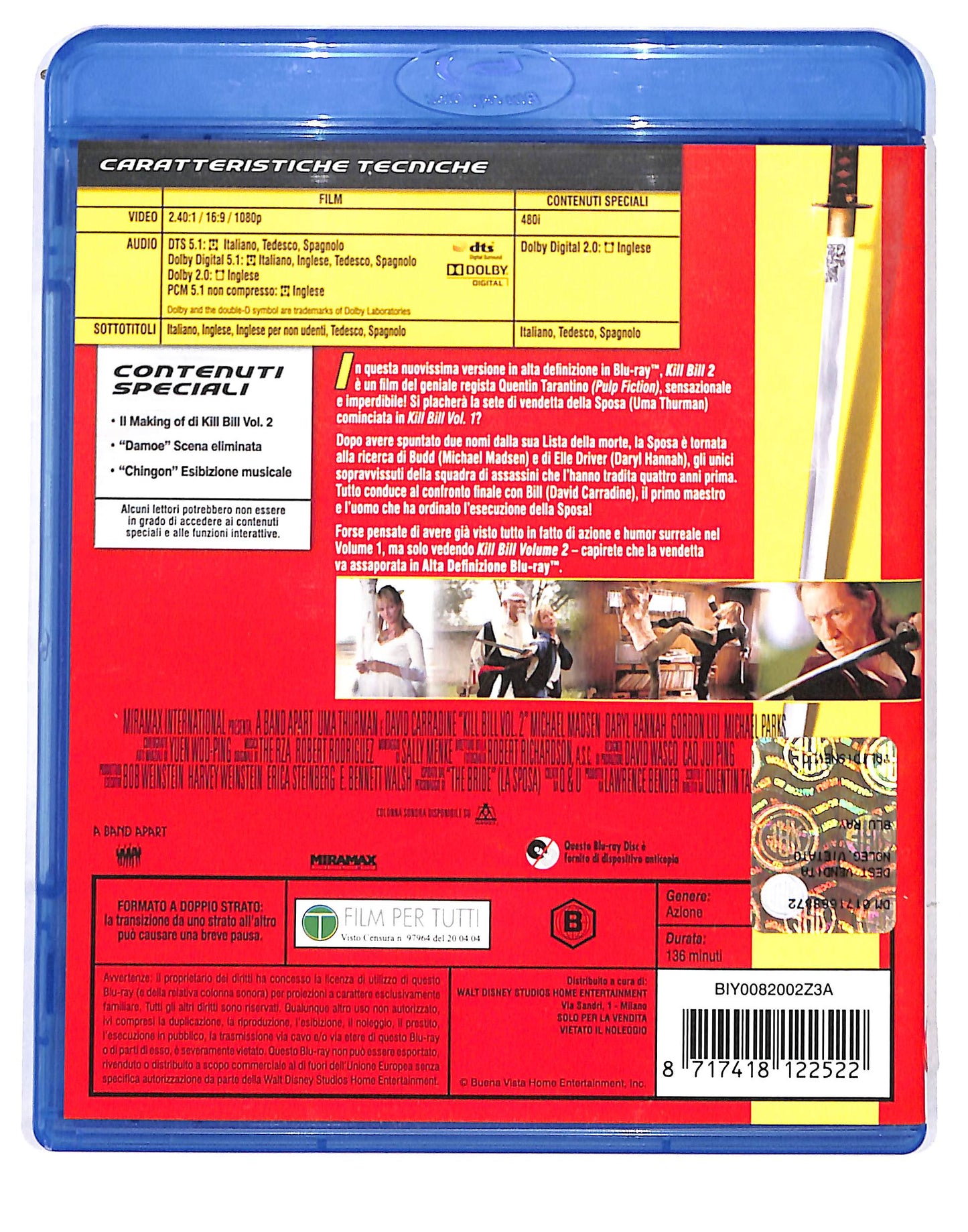 EBOND Kill Bill volume 2 BLURAY DB685804