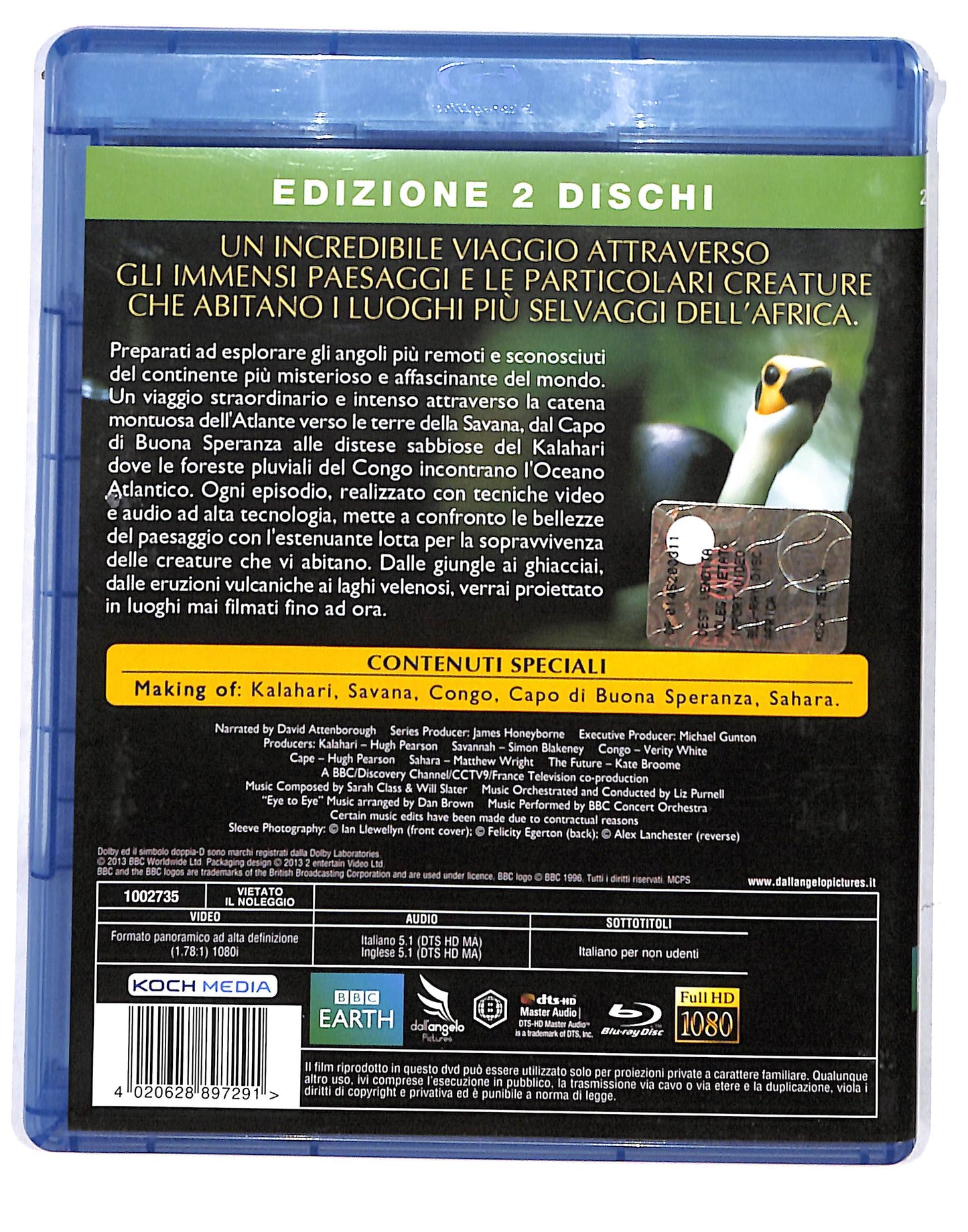 EBOND Africa 2 dischi BLURAY BLURAY DB685807