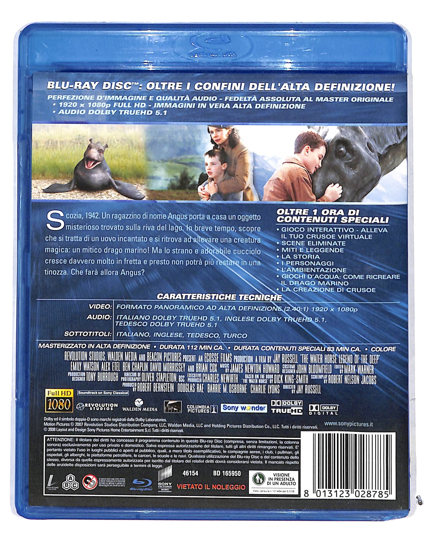 EBOND the Water Horse - la leggenda degli abissi BLURAY BLURAY DB685836