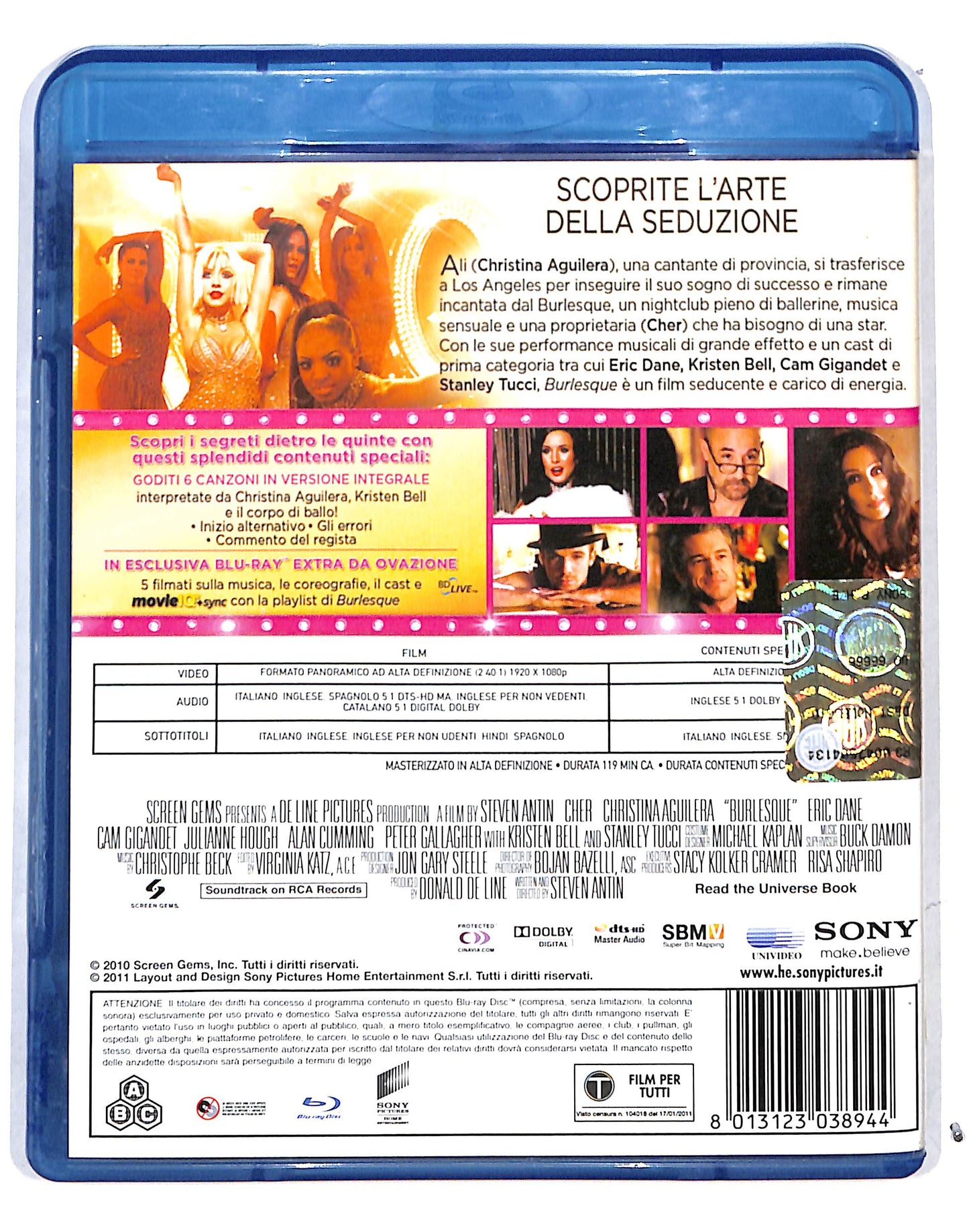 EBOND Burlesque NOLEGGIO BLURAY DB685841