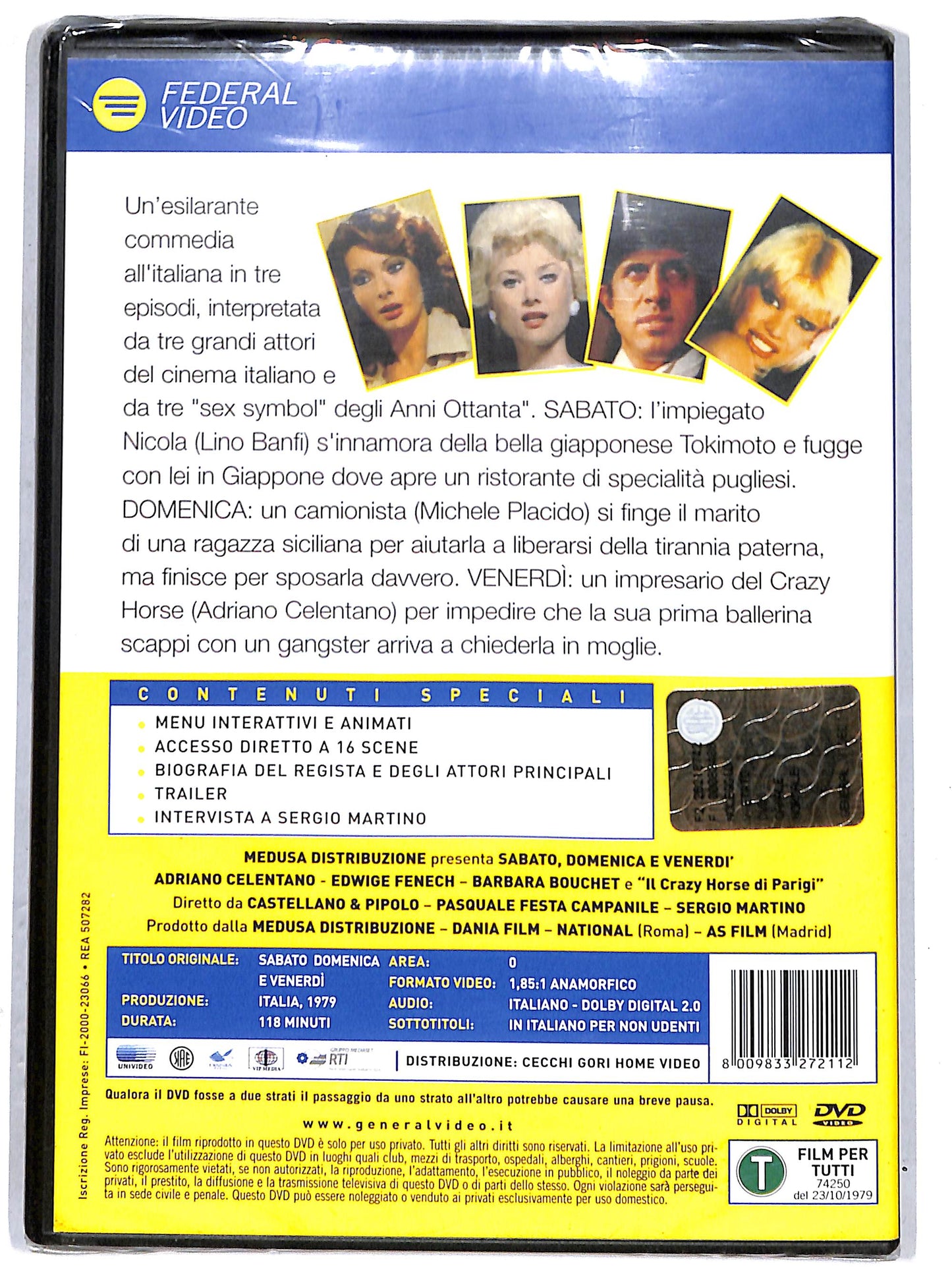 EBOND sabato domenica e venerdi DVD DB685950