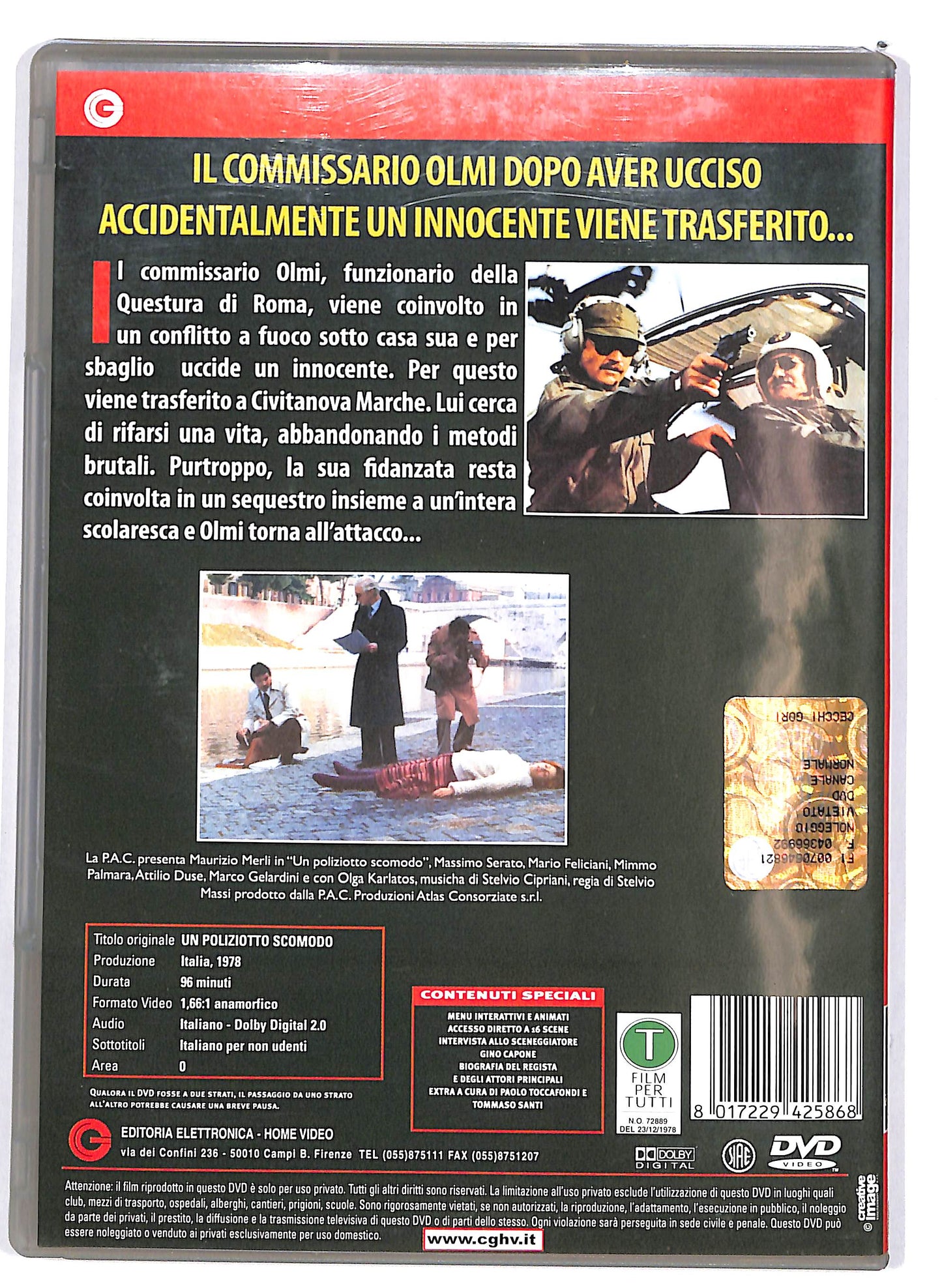 EBOND Un poliziotto scomodo DVD DB686213