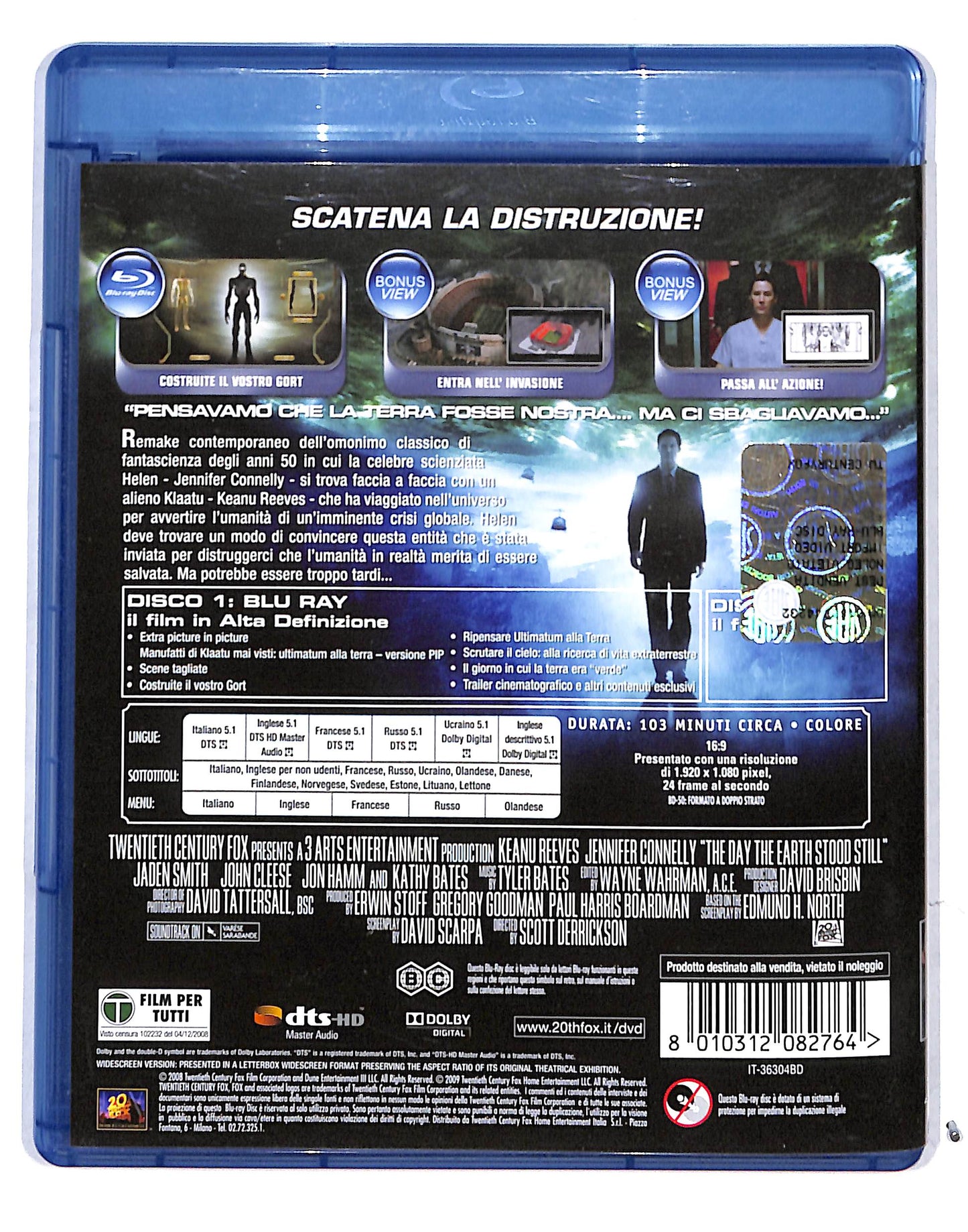 EBOND Ultimatum alla Terra BLURAY BLURAY BLURAY BLURAY DB686401