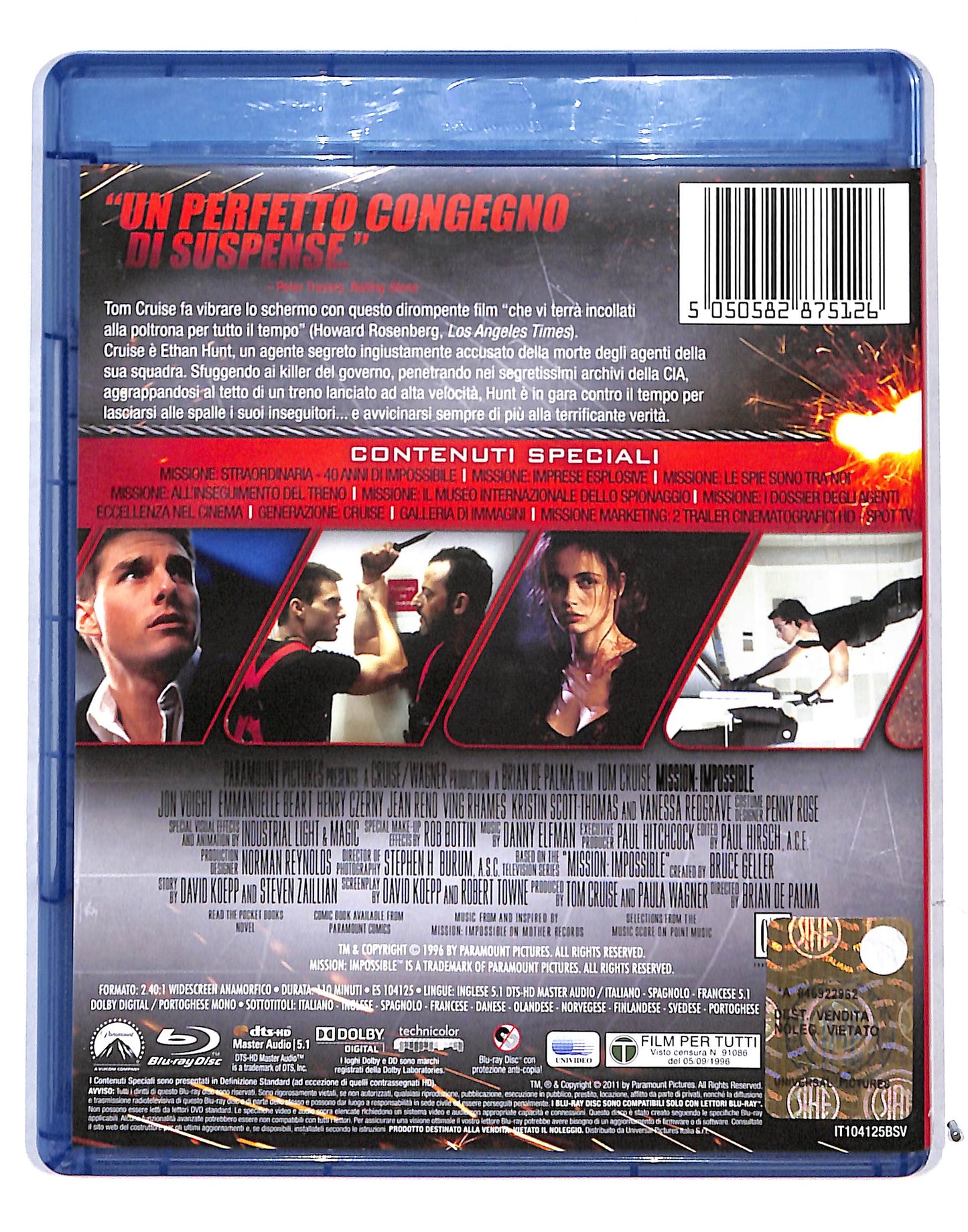 EBOND M:I Mission Impossible BLURAY BLURAY DB686402