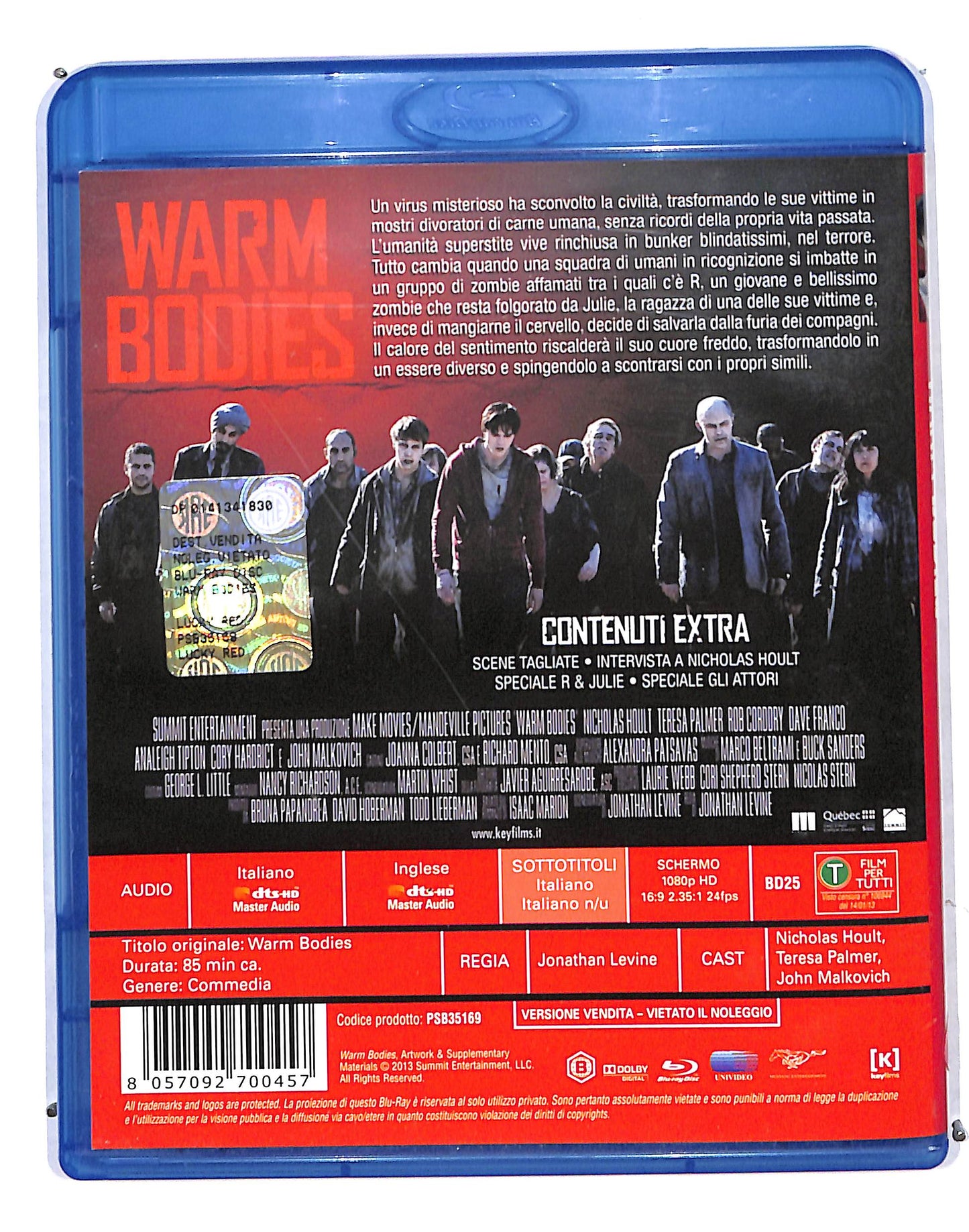 EBOND Warm Bodies - l'amore prende vita BLURAY BLURAY DB686425