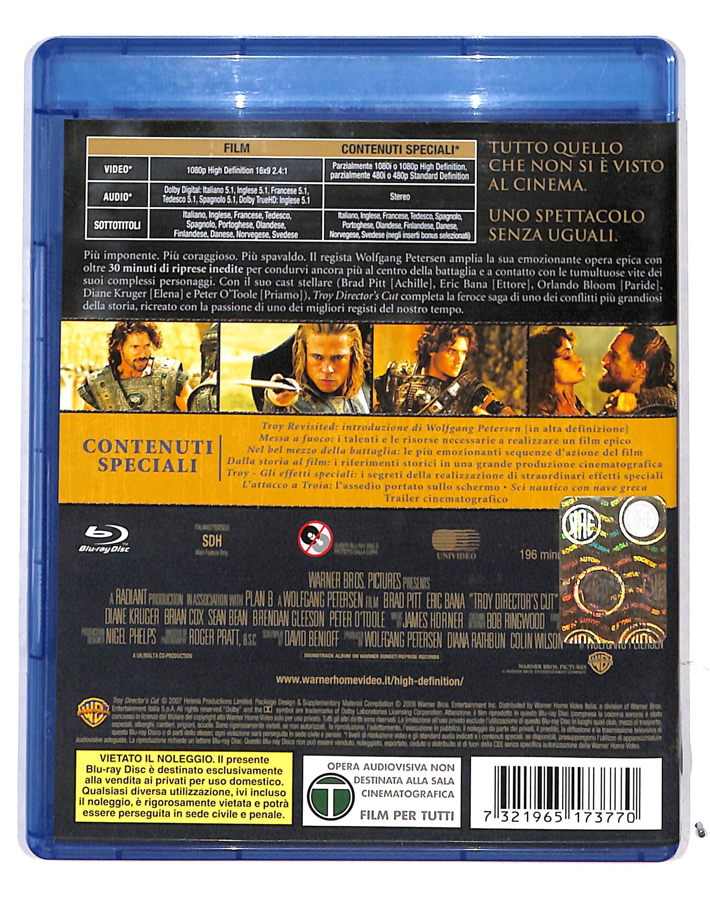 EBOND Troy Director's Cut Edizione Speciale BLURAY DB686436