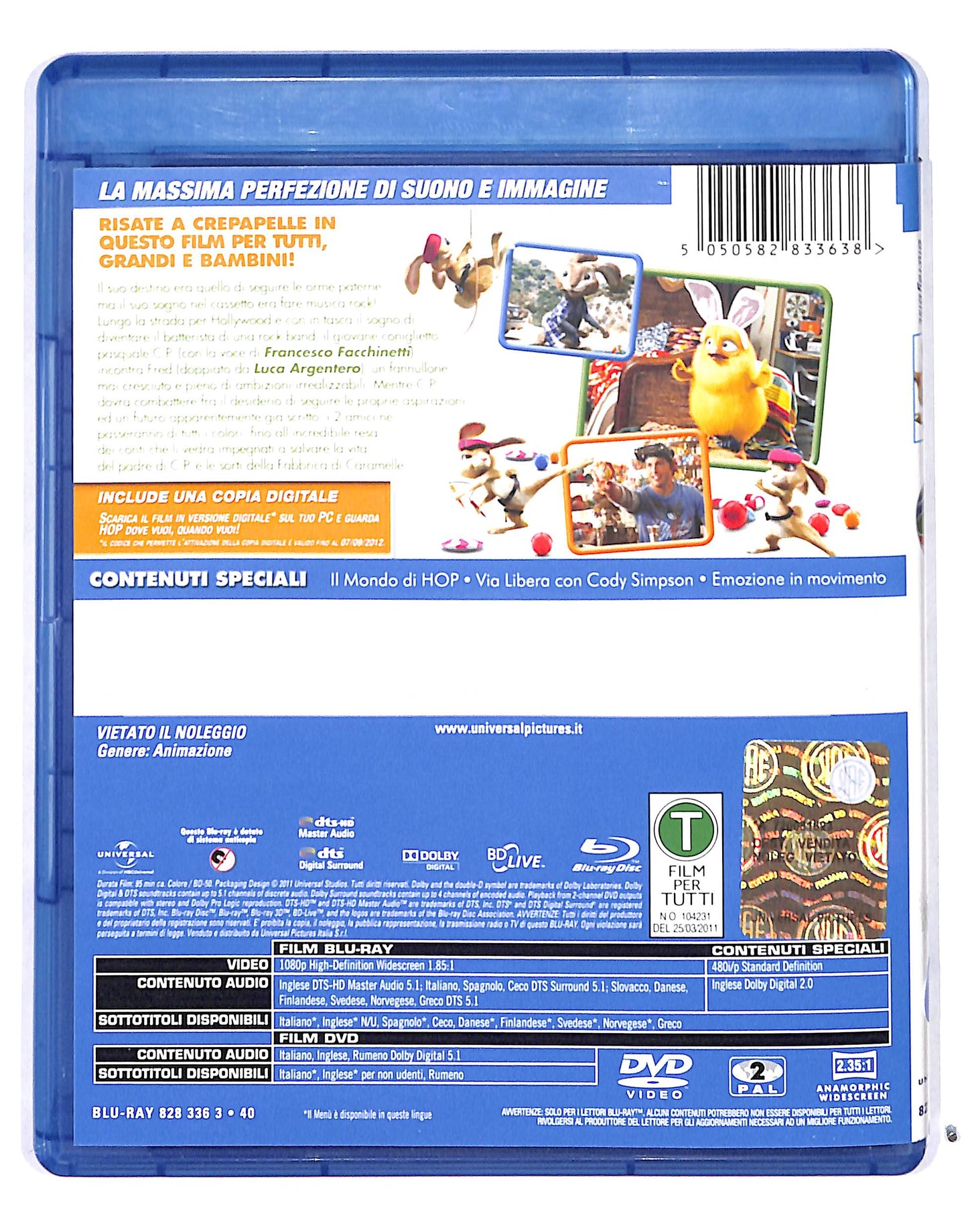 EBOND Hop + DVD + DIGITAL COPY BLURAY DB686447