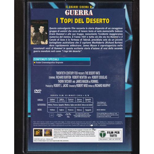 EBOND i Topi Del Deserto Editoriale Il Grande Cinema Di Guerra DVD DB686719