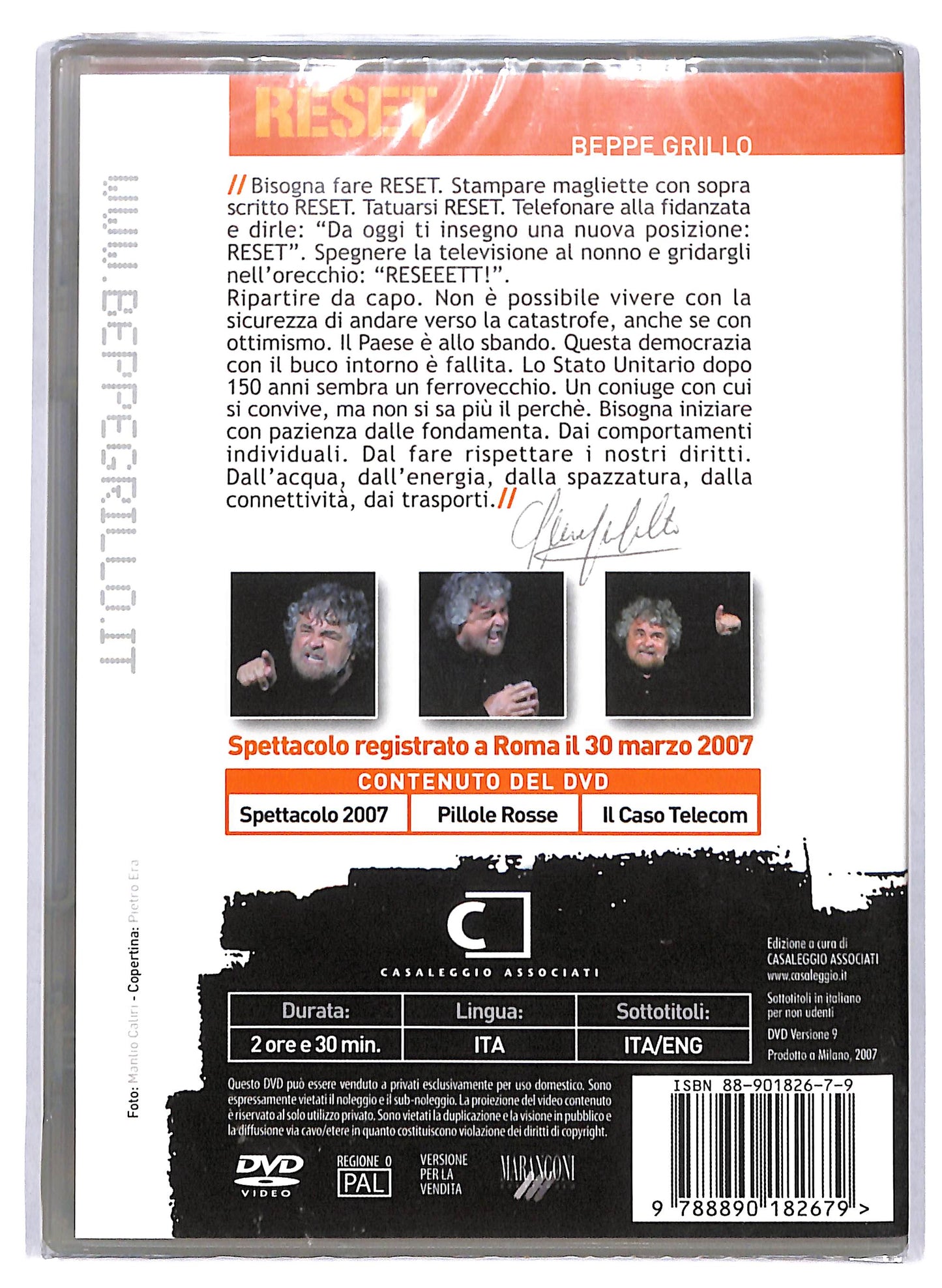 EBOND Reset - beppe Girllo DVD DB686843
