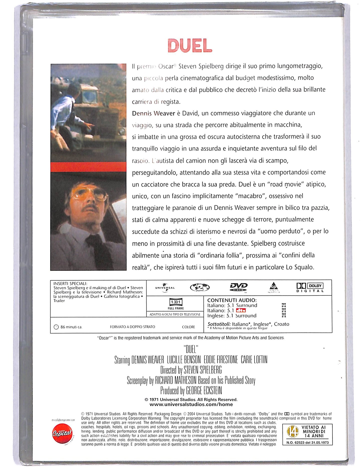 EBOND I capolavori di Steven Spielberg Duel DVD DB686926