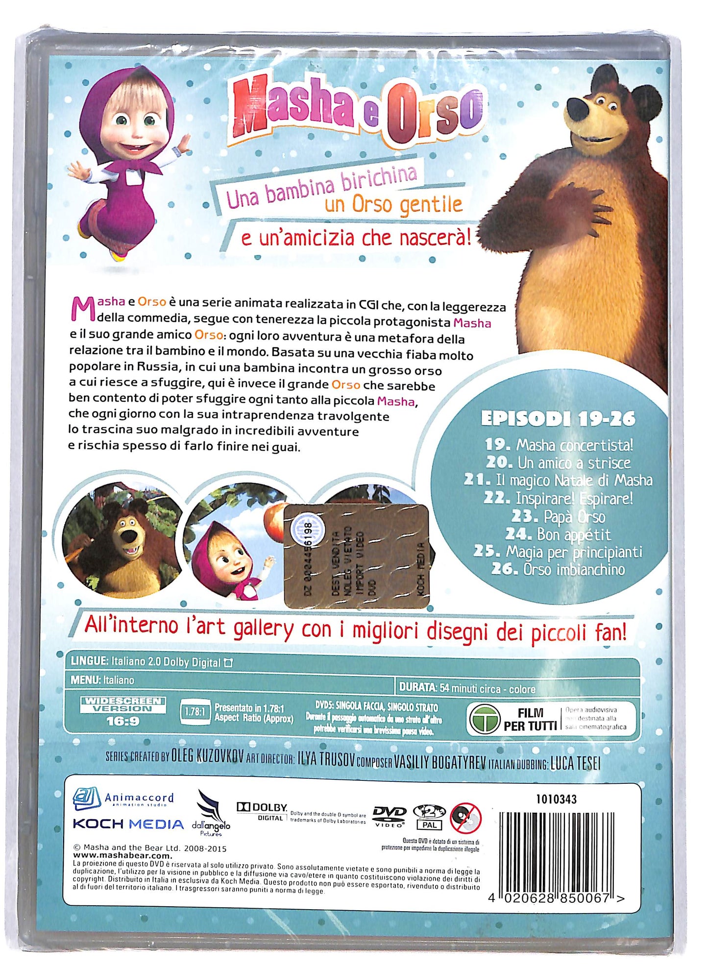EBOND Masha e Orso Volume 3 (Stg.1 Eps. 19-26) DVD DB686938