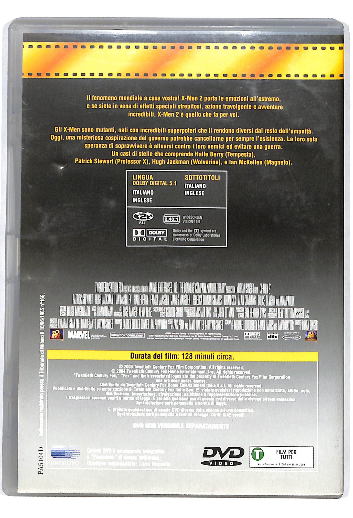 EBOND X-Man 2 EDITORIALE DVD DB687003