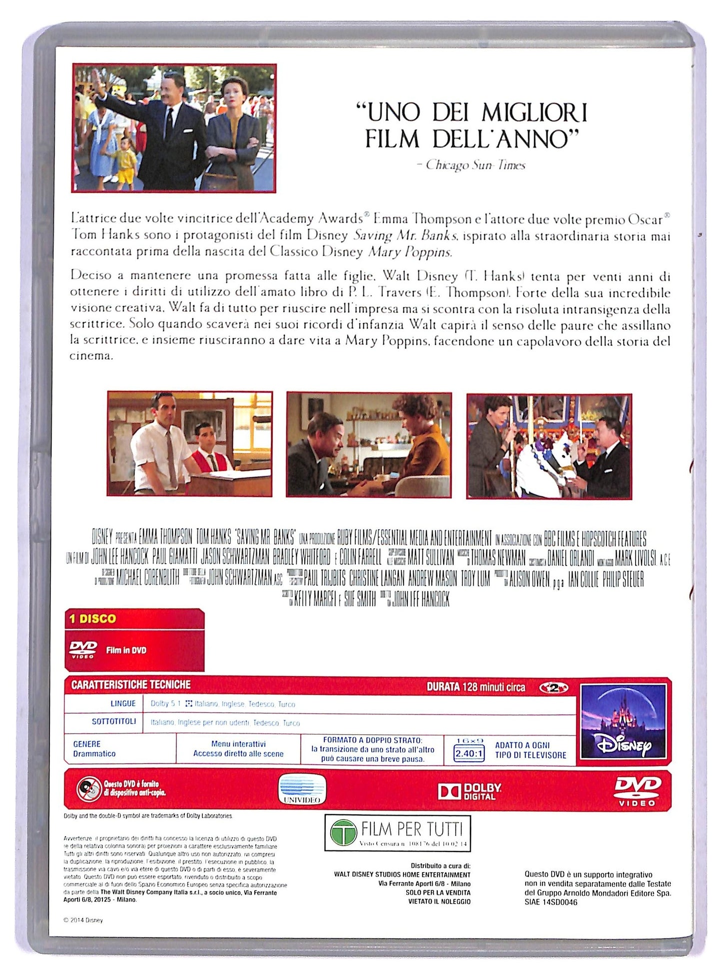 EBOND Saving Mr. Banks EDITORIALE DVD DB687007