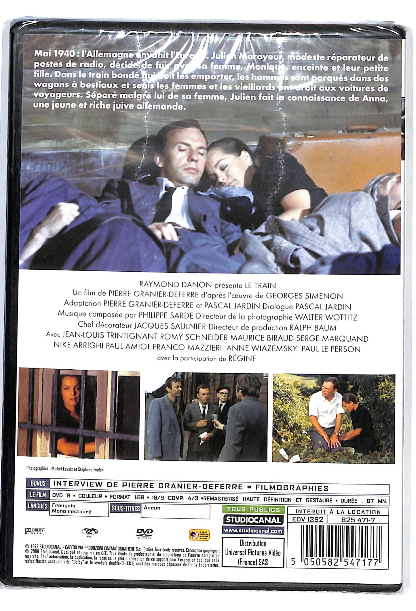 EBOND Le train Edizione Francese DVD DB687029