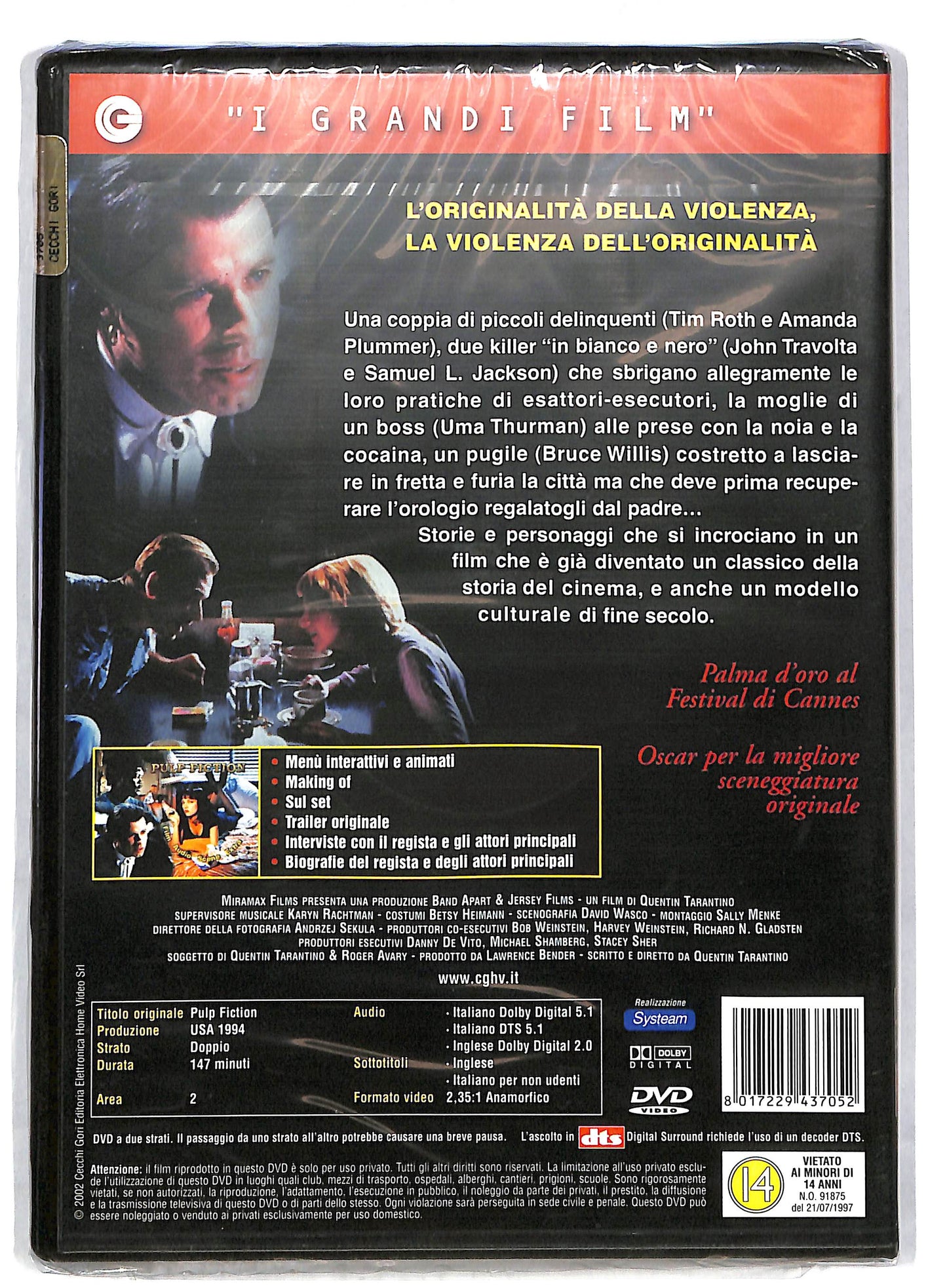 EBOND Pulp Fiction DVD DB687134