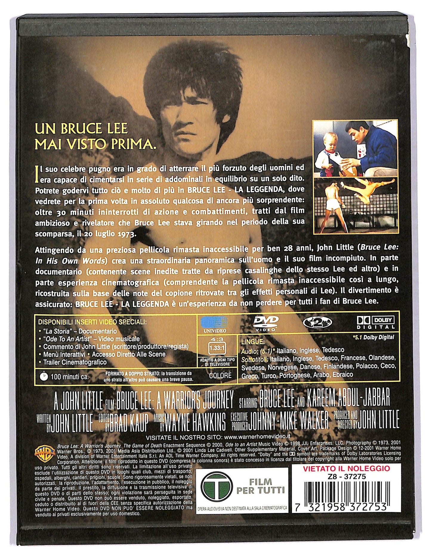 EBOND Bruce Lee La Leggenda SNAPPER DVD DB687141