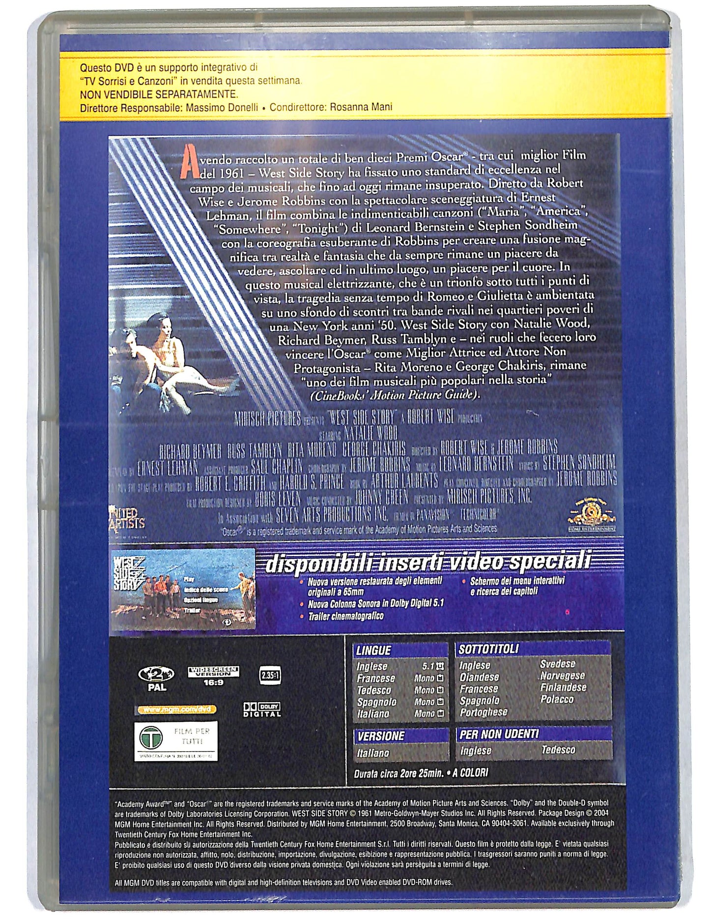 EBOND West Side Story EDITORIALE DVD DB687233