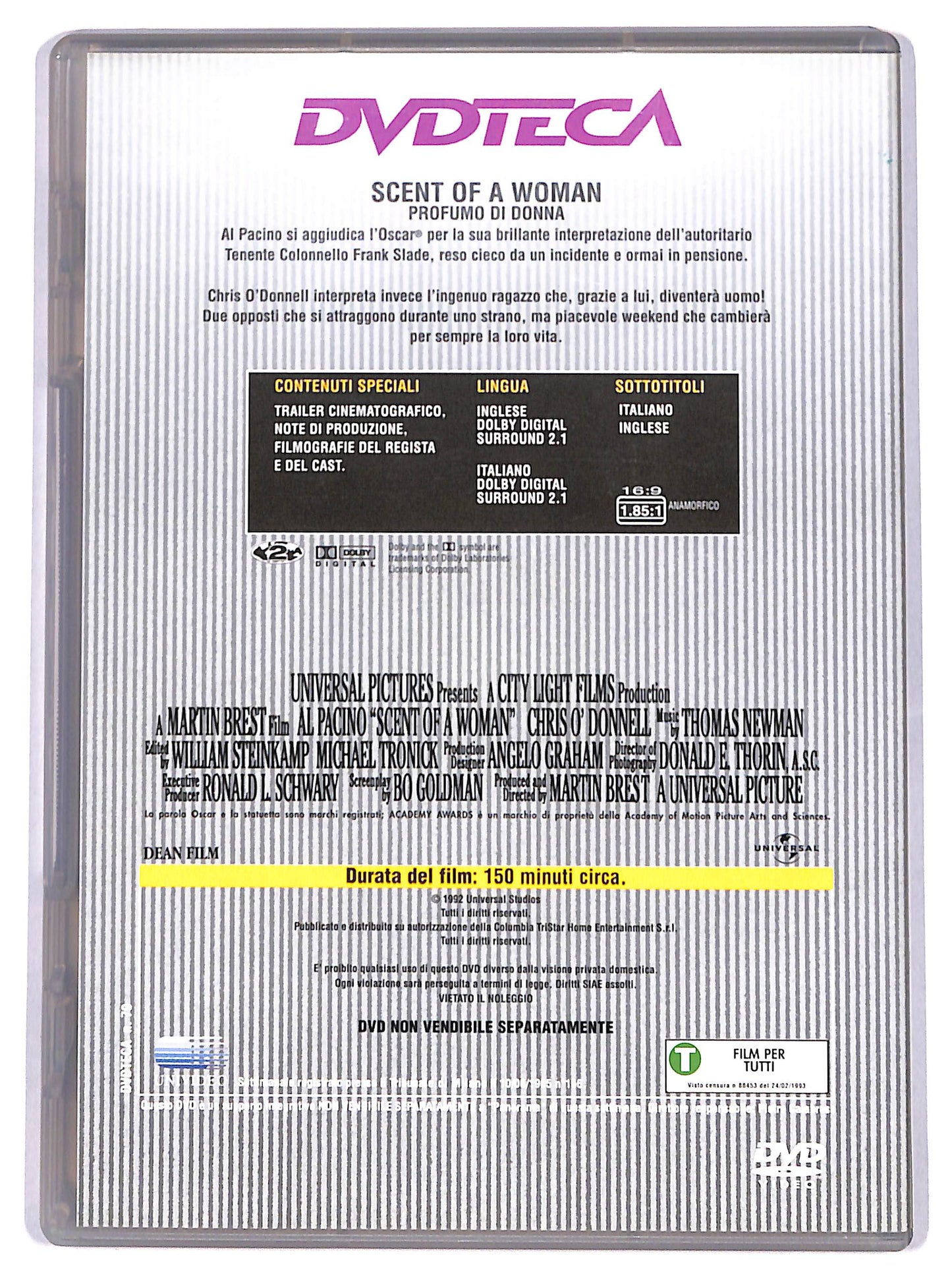 EBOND Scent of a Woman - Profumo di donna DVD DB687243